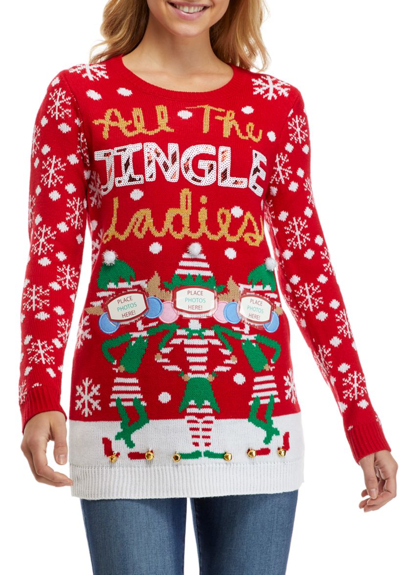 Womens All the Jingle Ladies Sweater