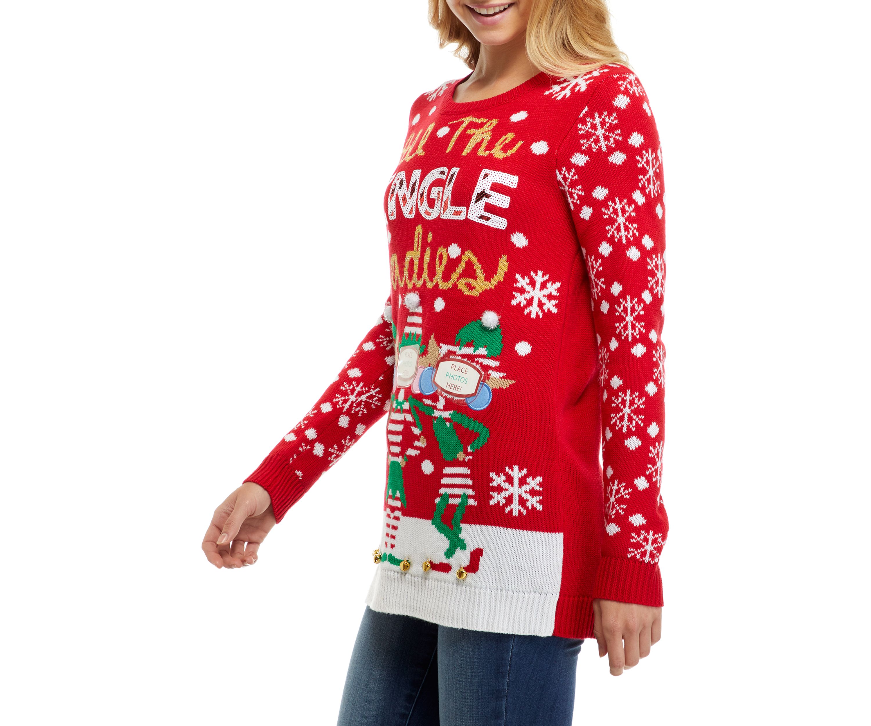 Womens All the Jingle Ladies Sweater
