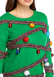 Long Sleeve Christmas Tinsel Sweater
