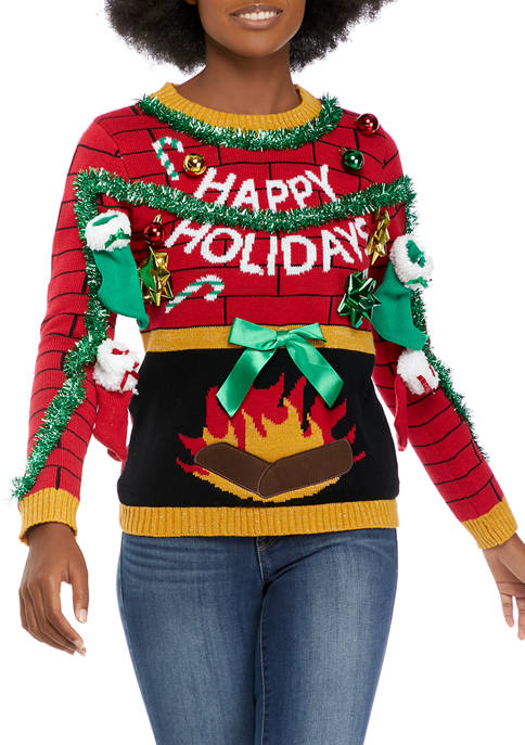 Fireplace Stockings Sweater 