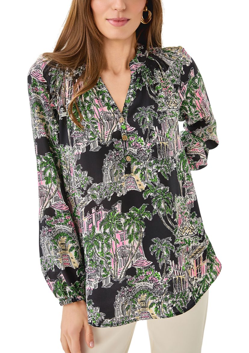 Womens Elsa Silk Top