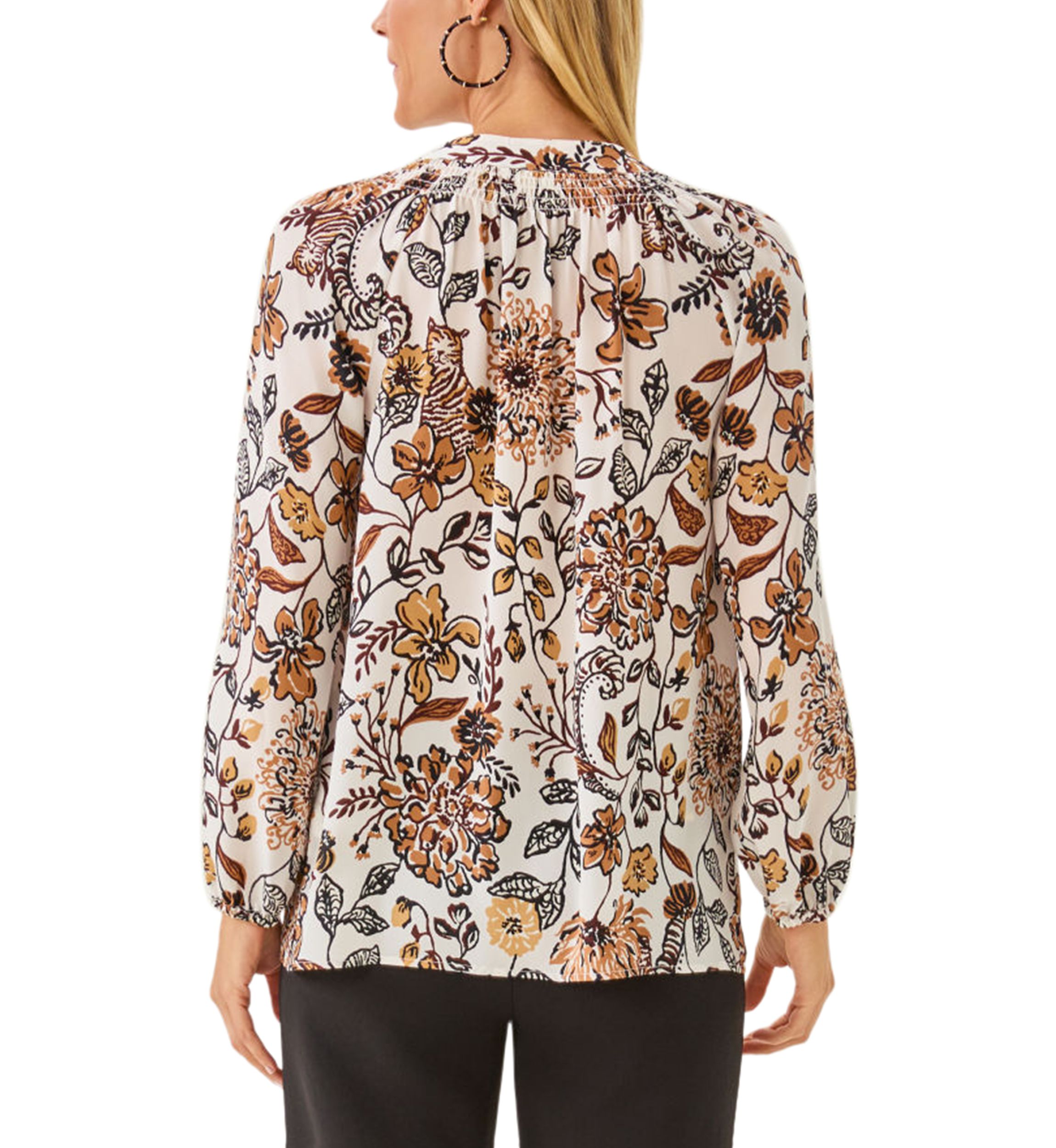 Womens Elsa Silk Top