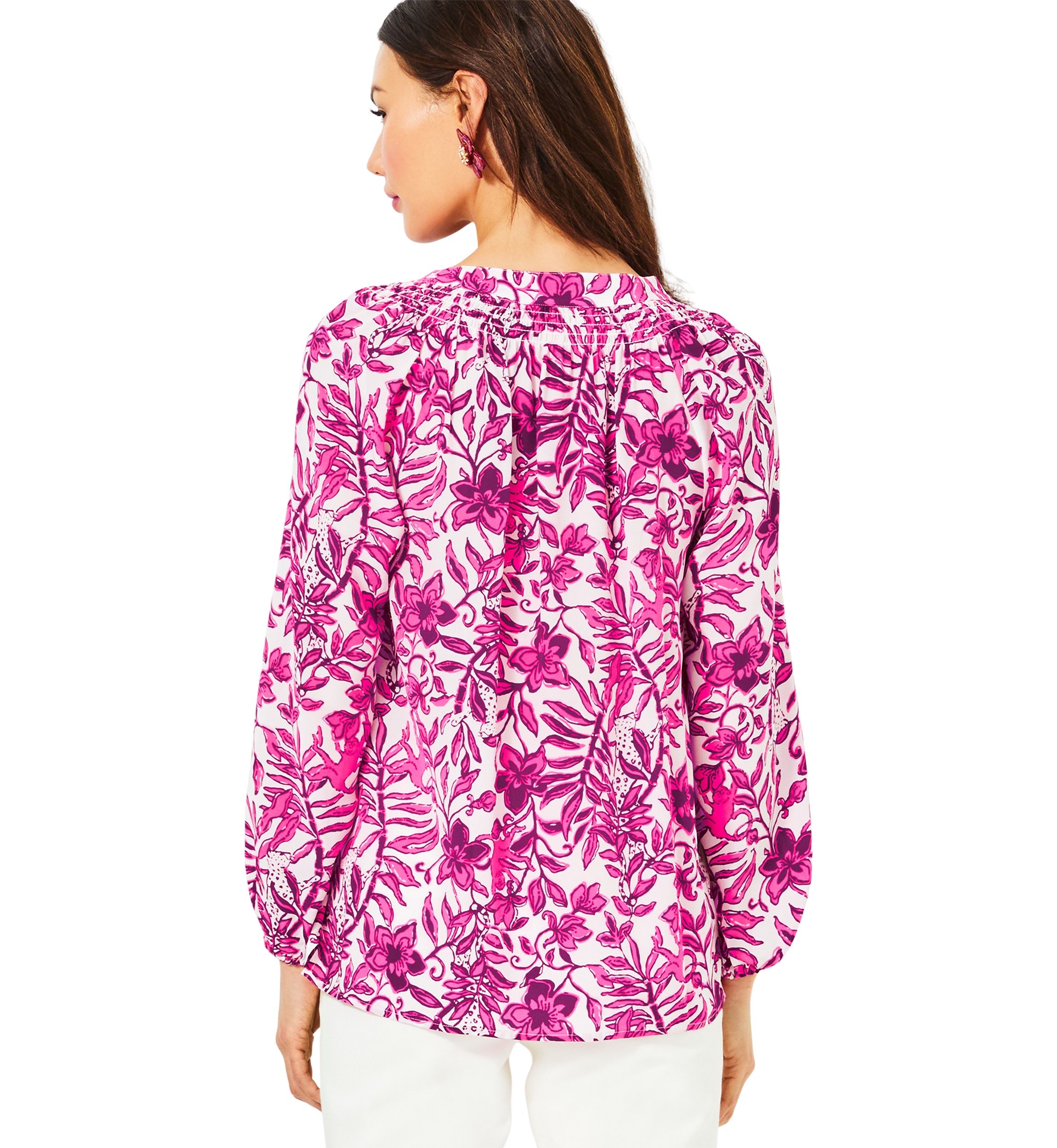 Womens Elsa Silk Top