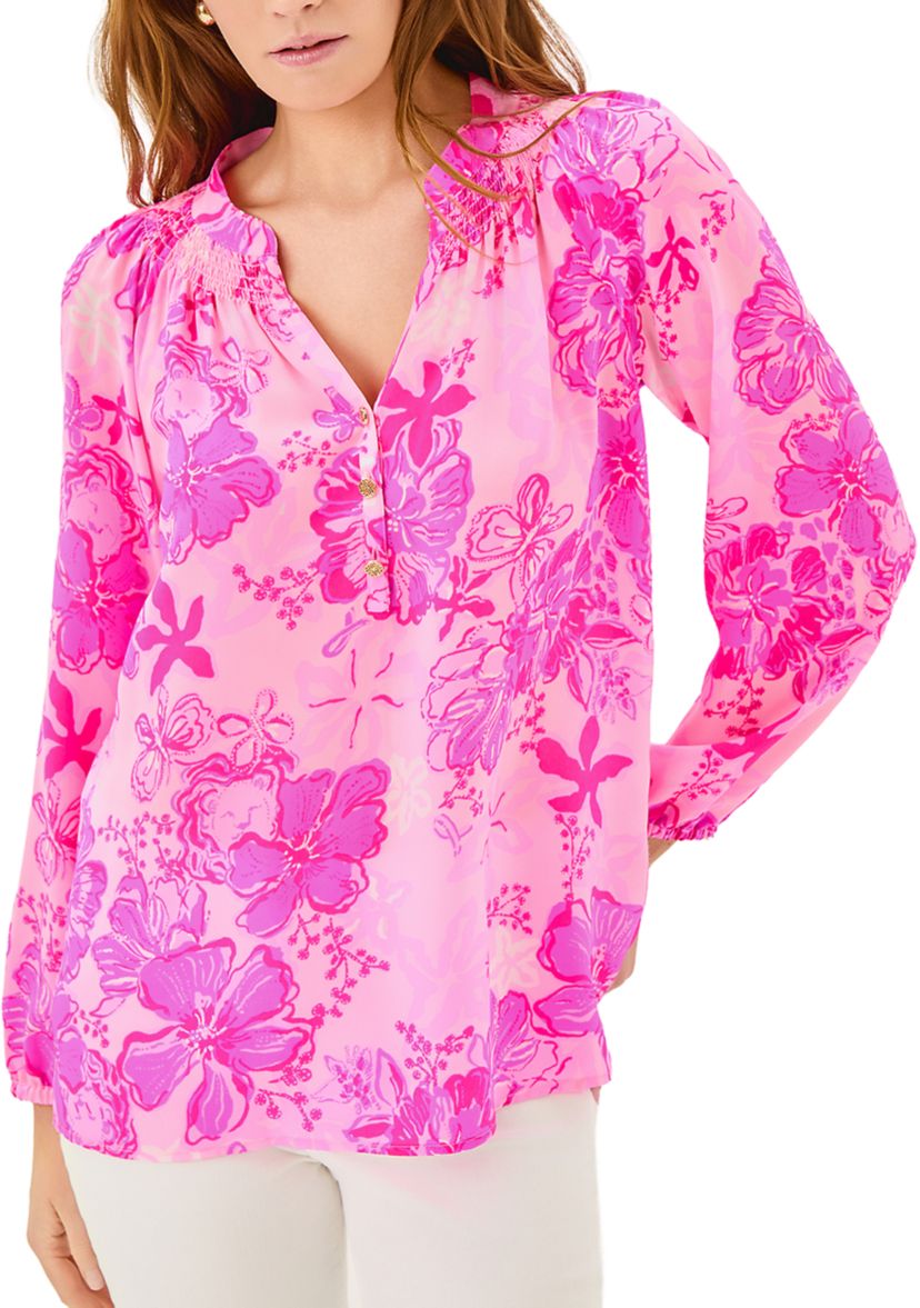 Womens Elsa Silk Top