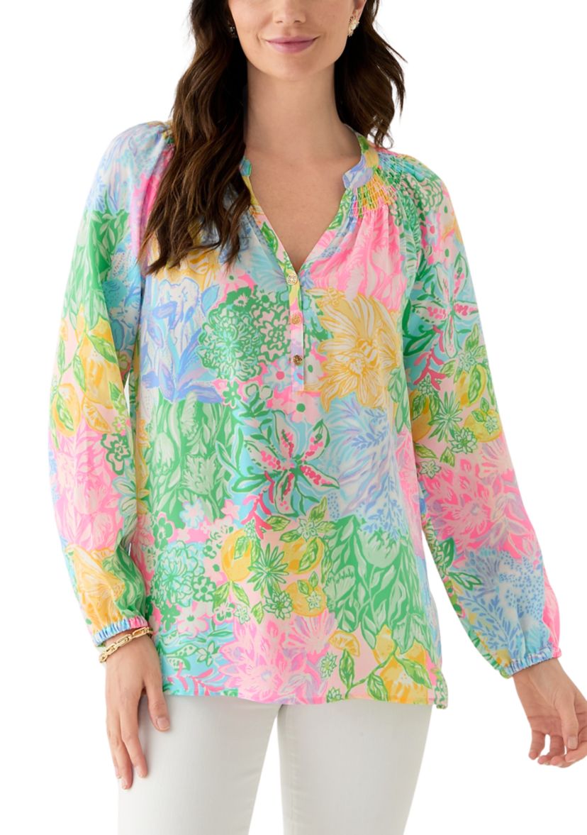 Womens Elsa Silk Top