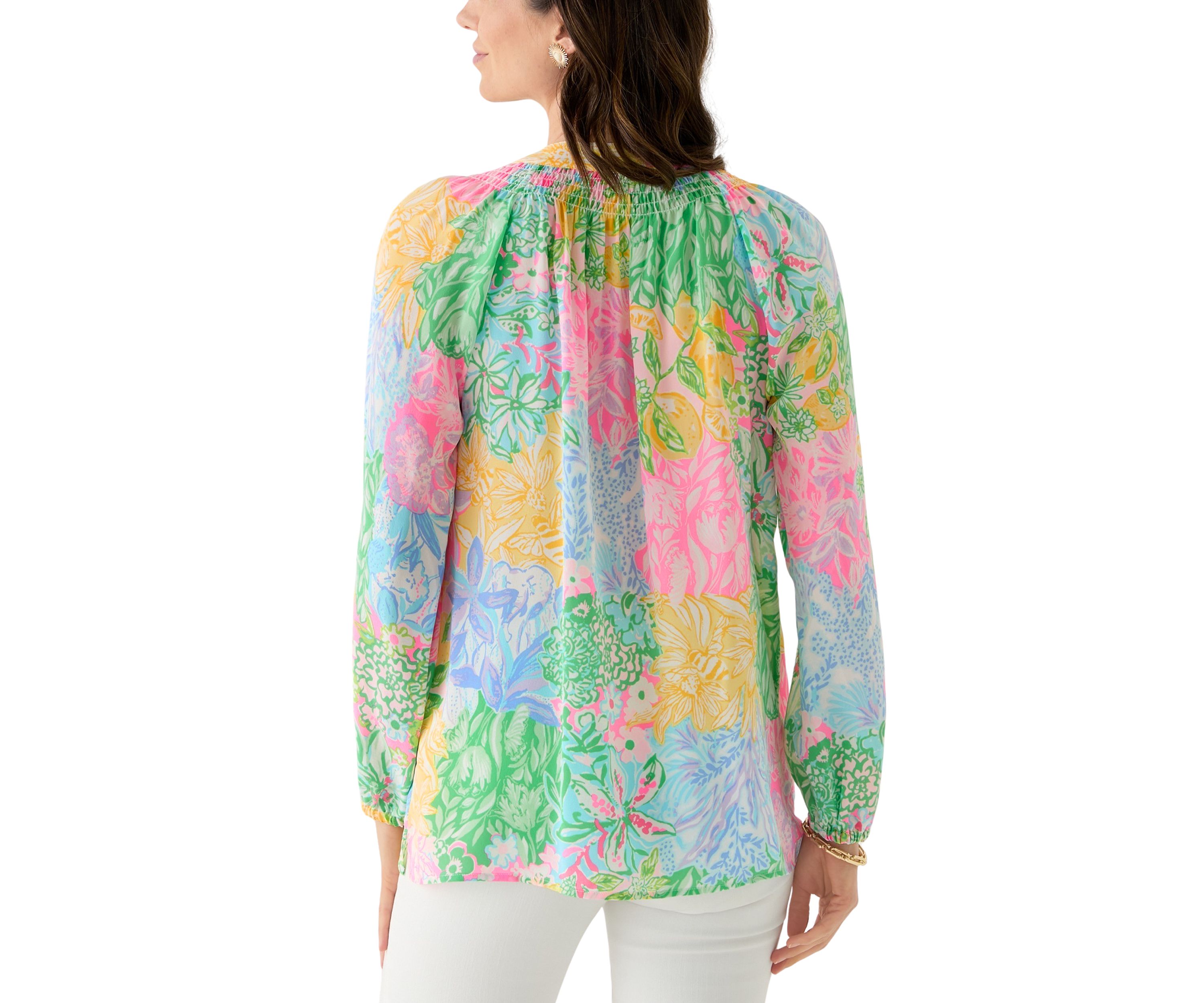 Womens Elsa Silk Top