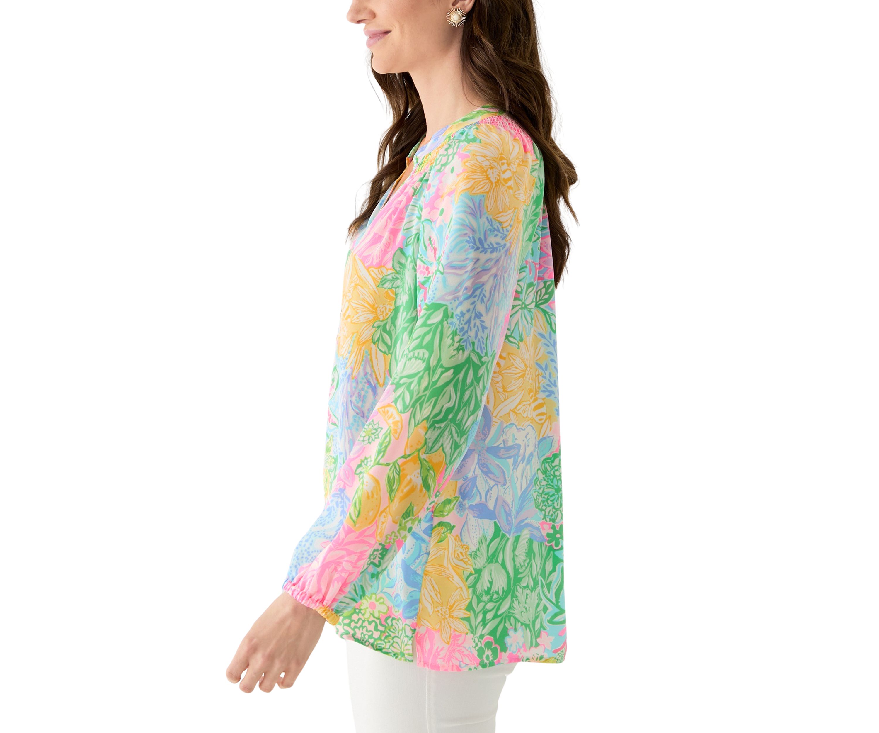 Womens Elsa Silk Top