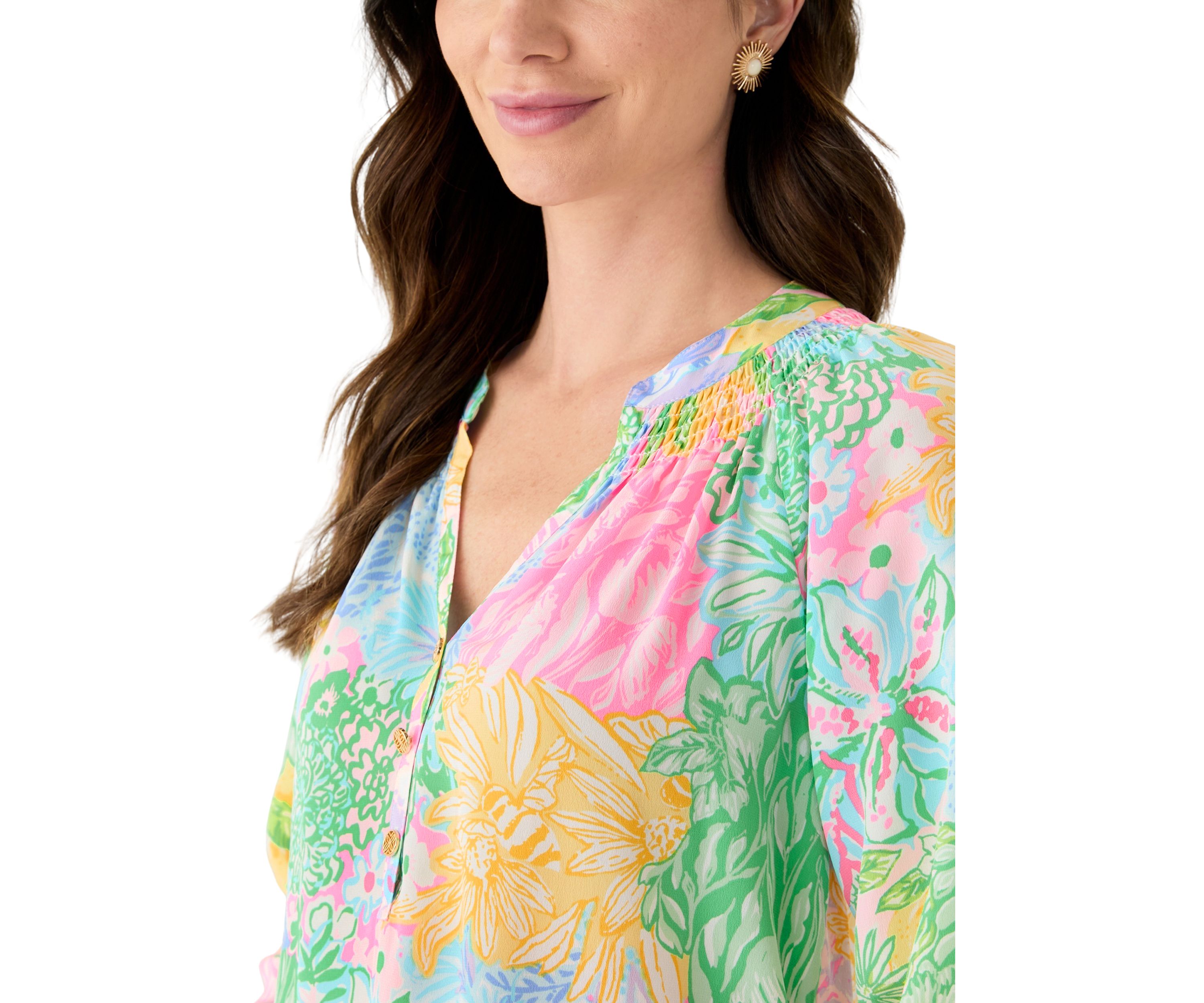 Womens Elsa Silk Top