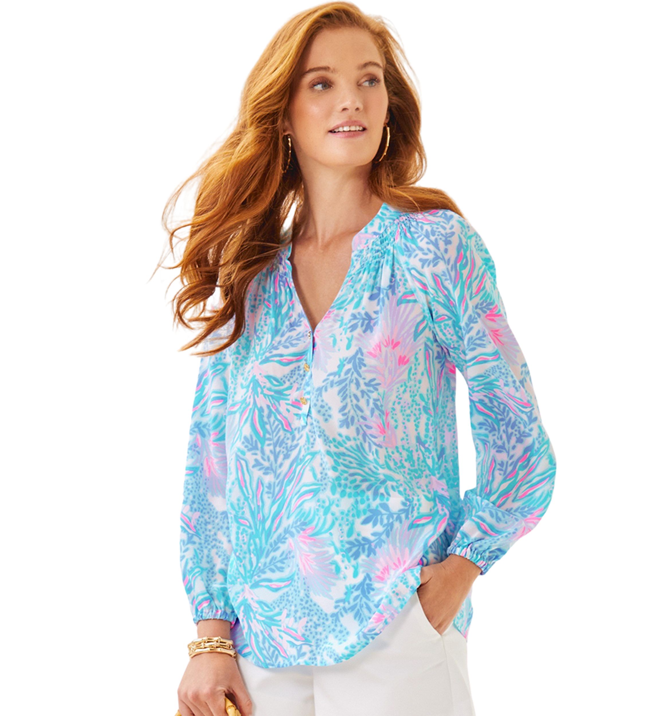 Womens Elsa Silk Top 
