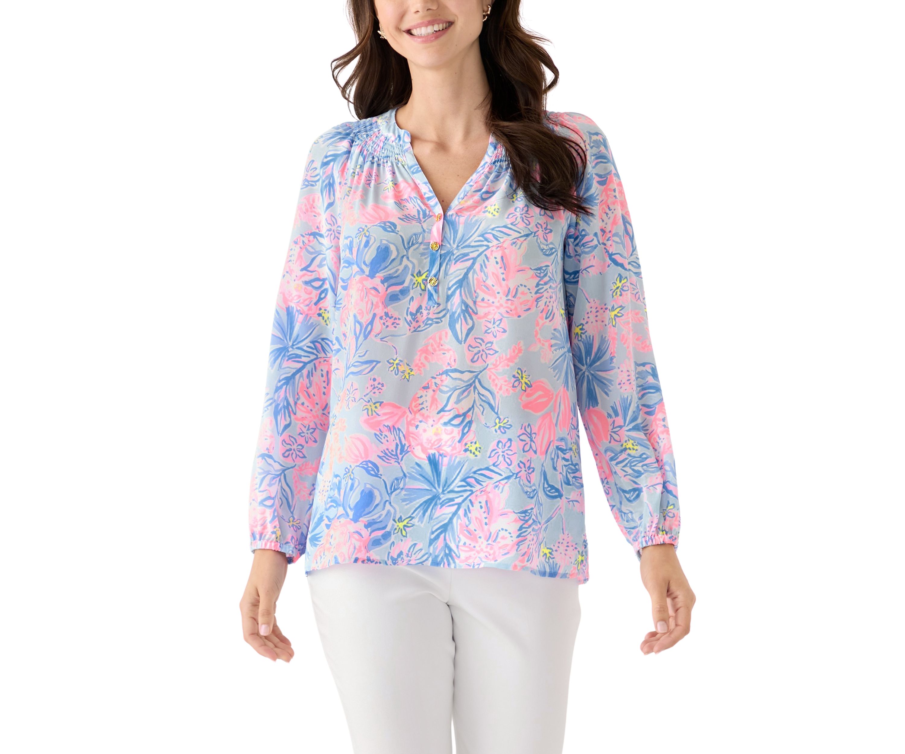 Womens Elsa Silk Top