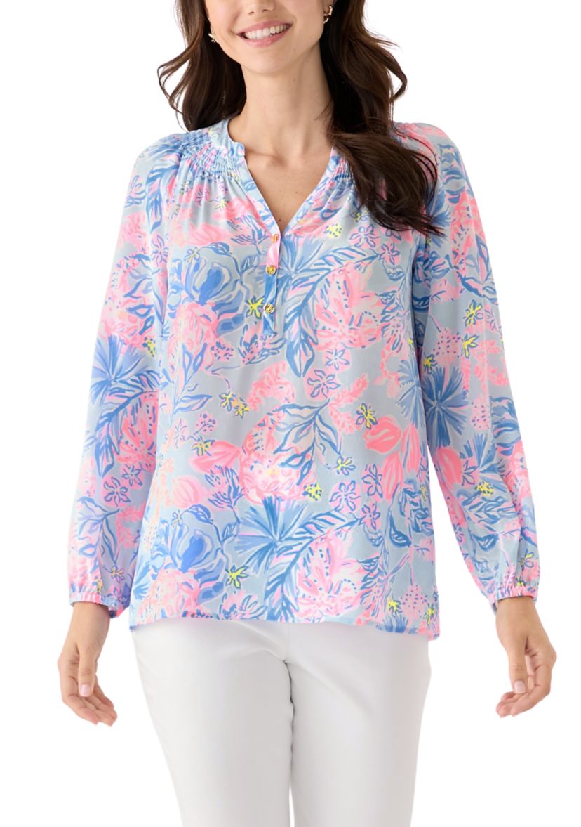 Womens Elsa Silk Top