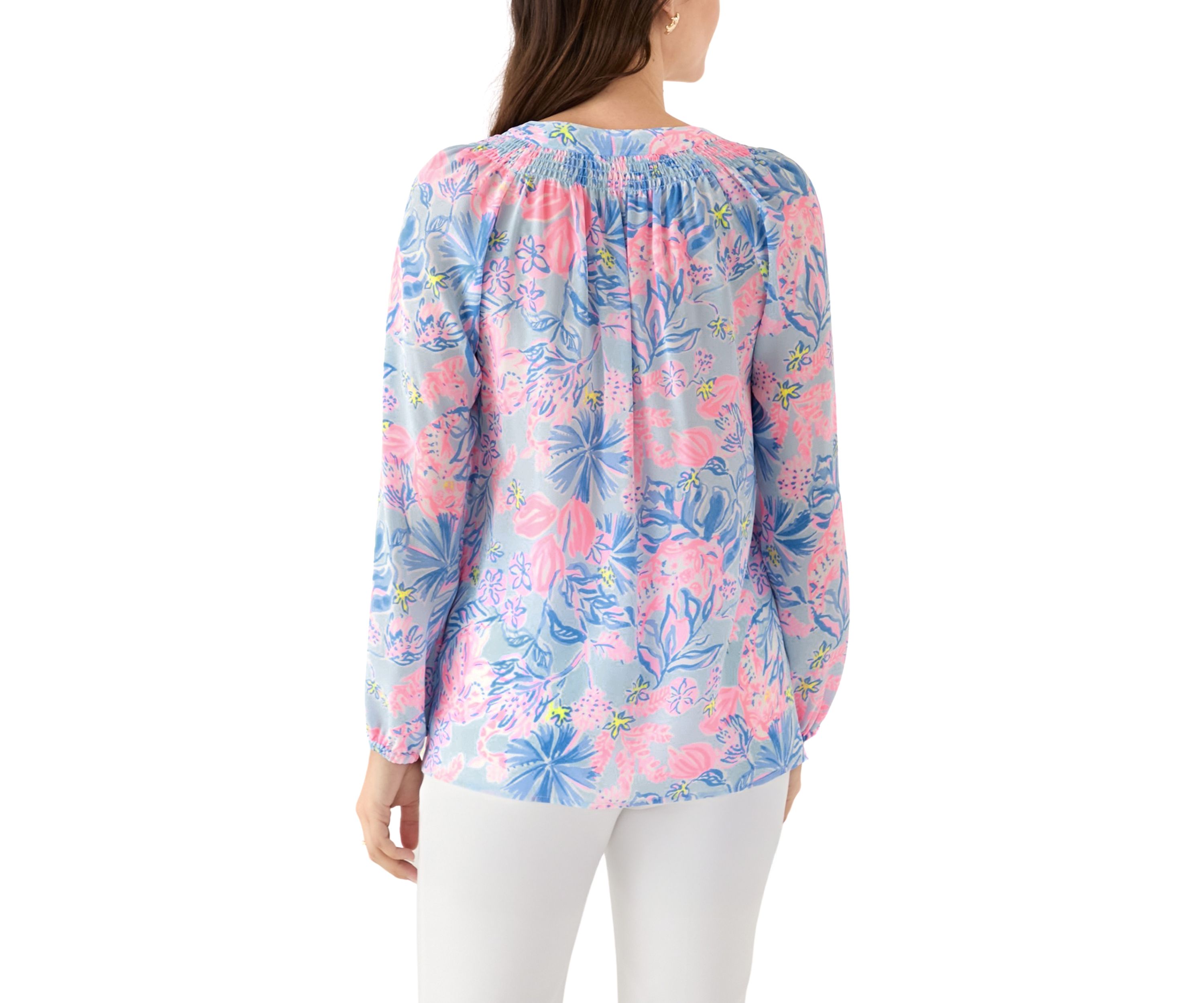Womens Elsa Silk Top
