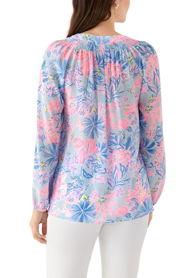Womens Elsa Silk Top