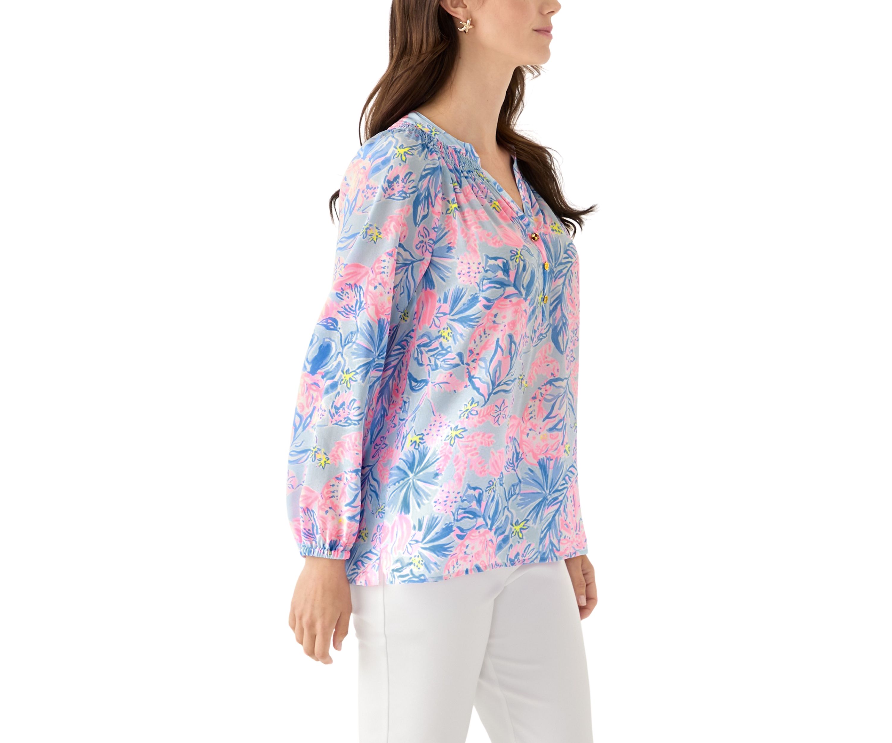 Womens Elsa Silk Top