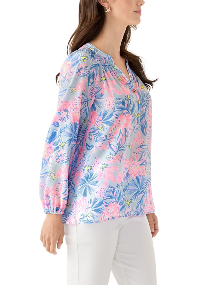 Womens Elsa Silk Top