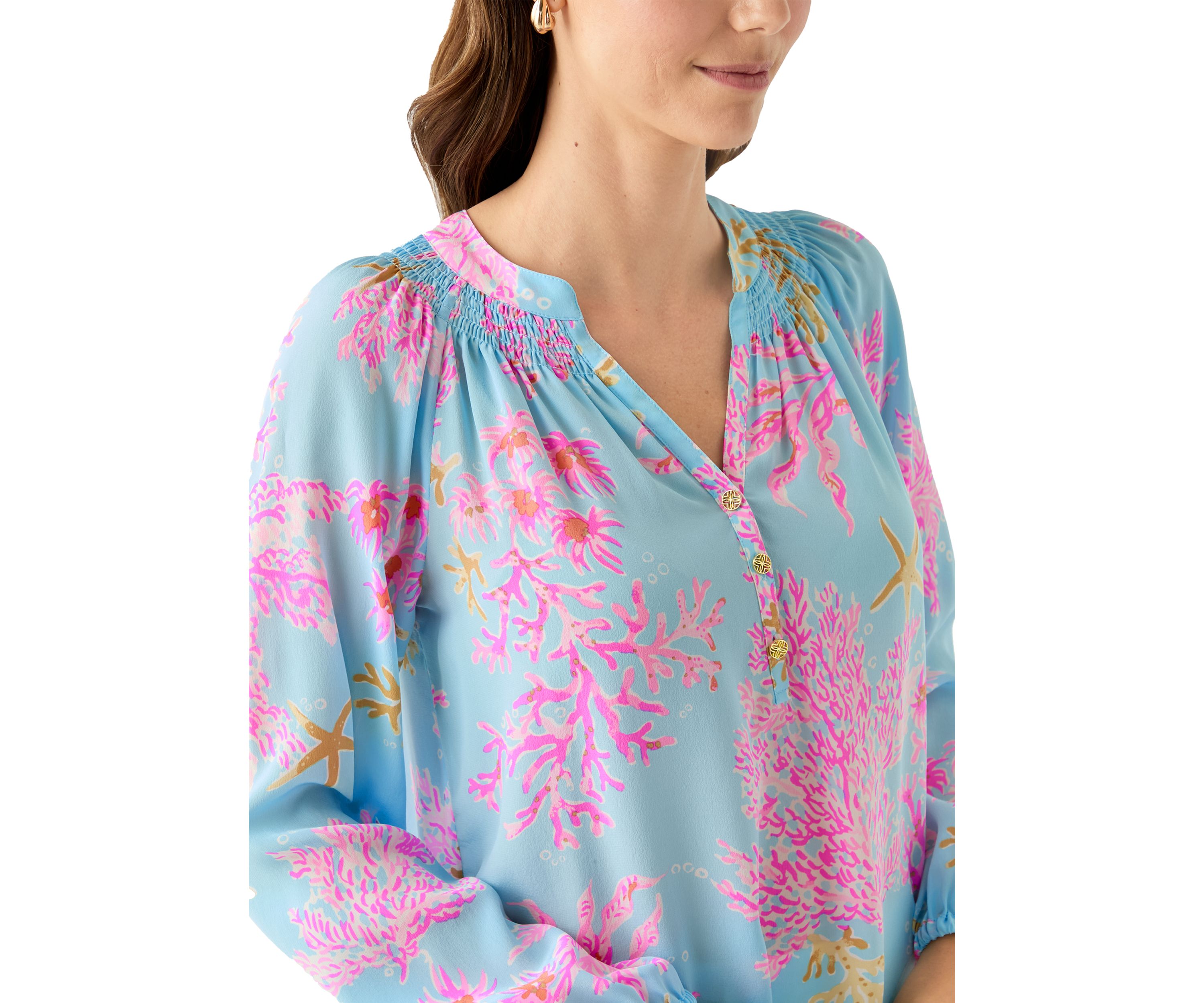 Womens Elsa Silk Top 
