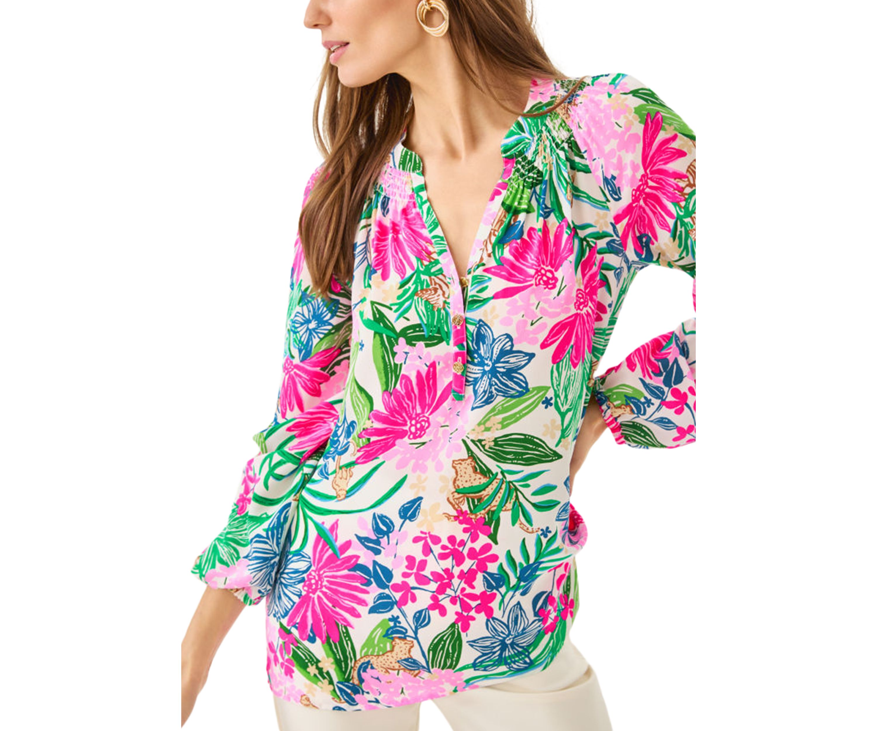 Womens Elsa Silk Top 