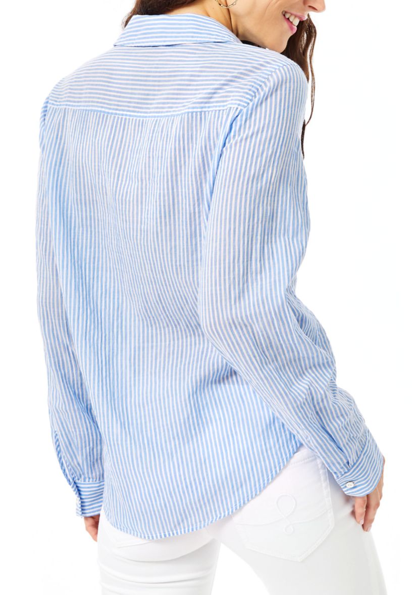 Womens Sea View Button Down Oxford Shirt