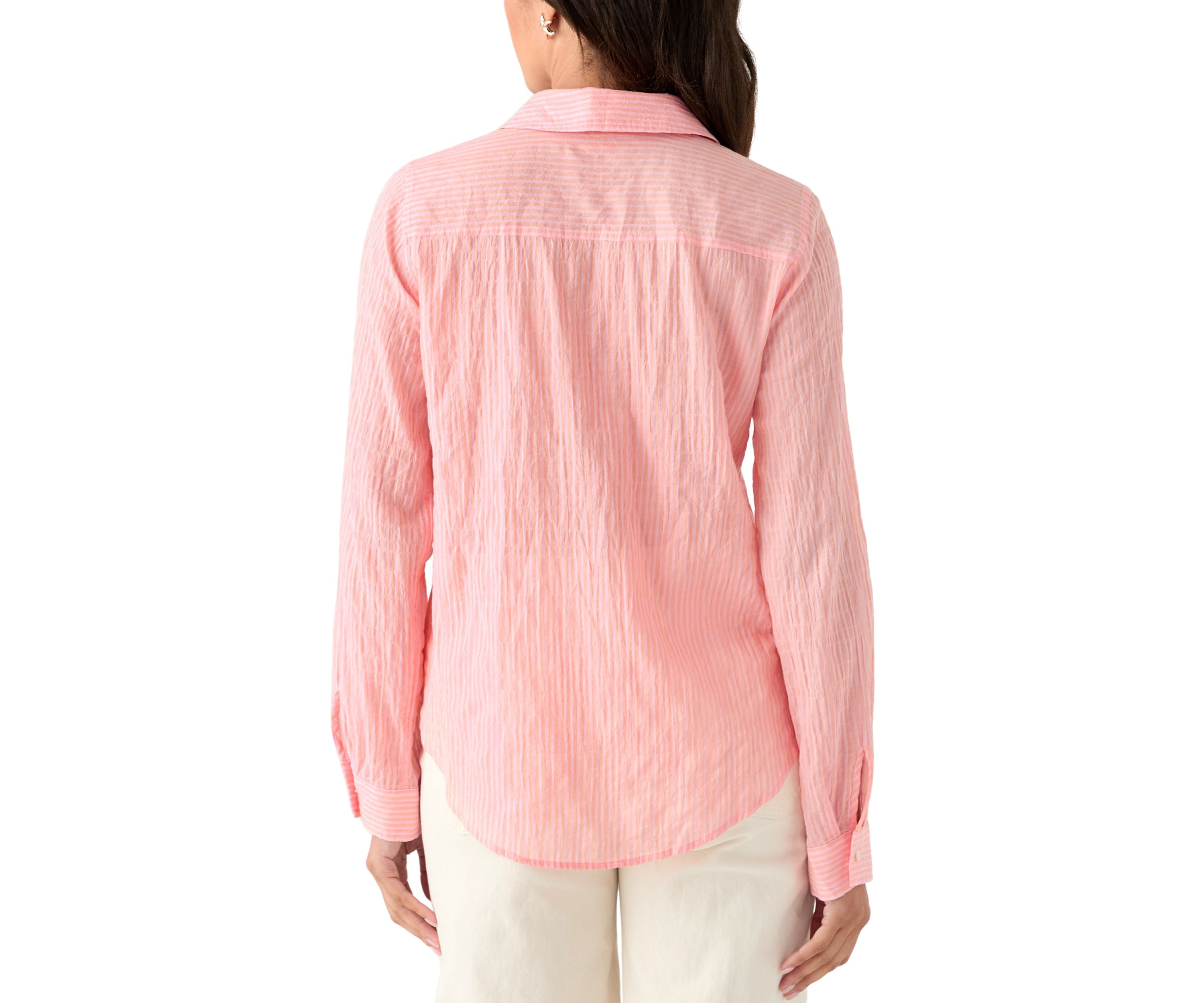 Womens Sea View Button Down Top