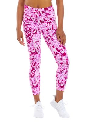 Lilly Pulitzer Gold Foil Luxletic Weekender High Rise‎ Legging 2X