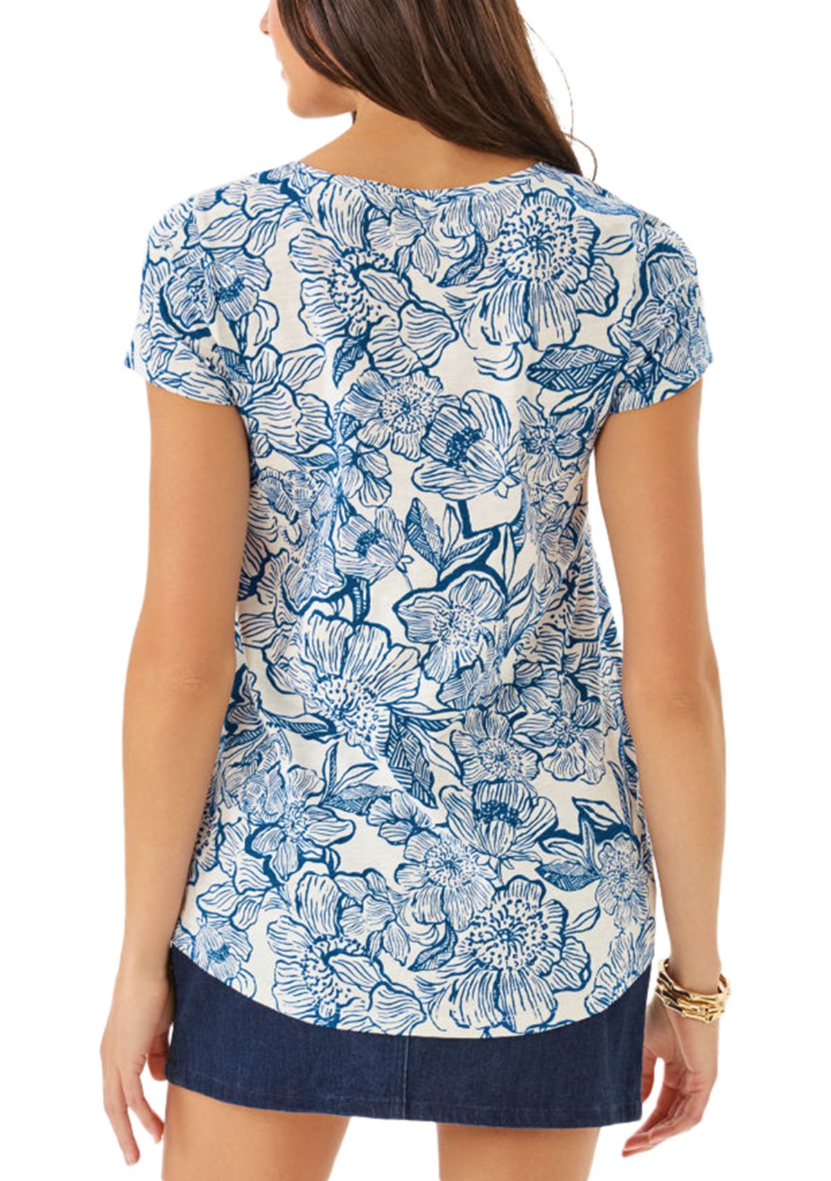 Womens Etta Scoop Neck T-Shirt 