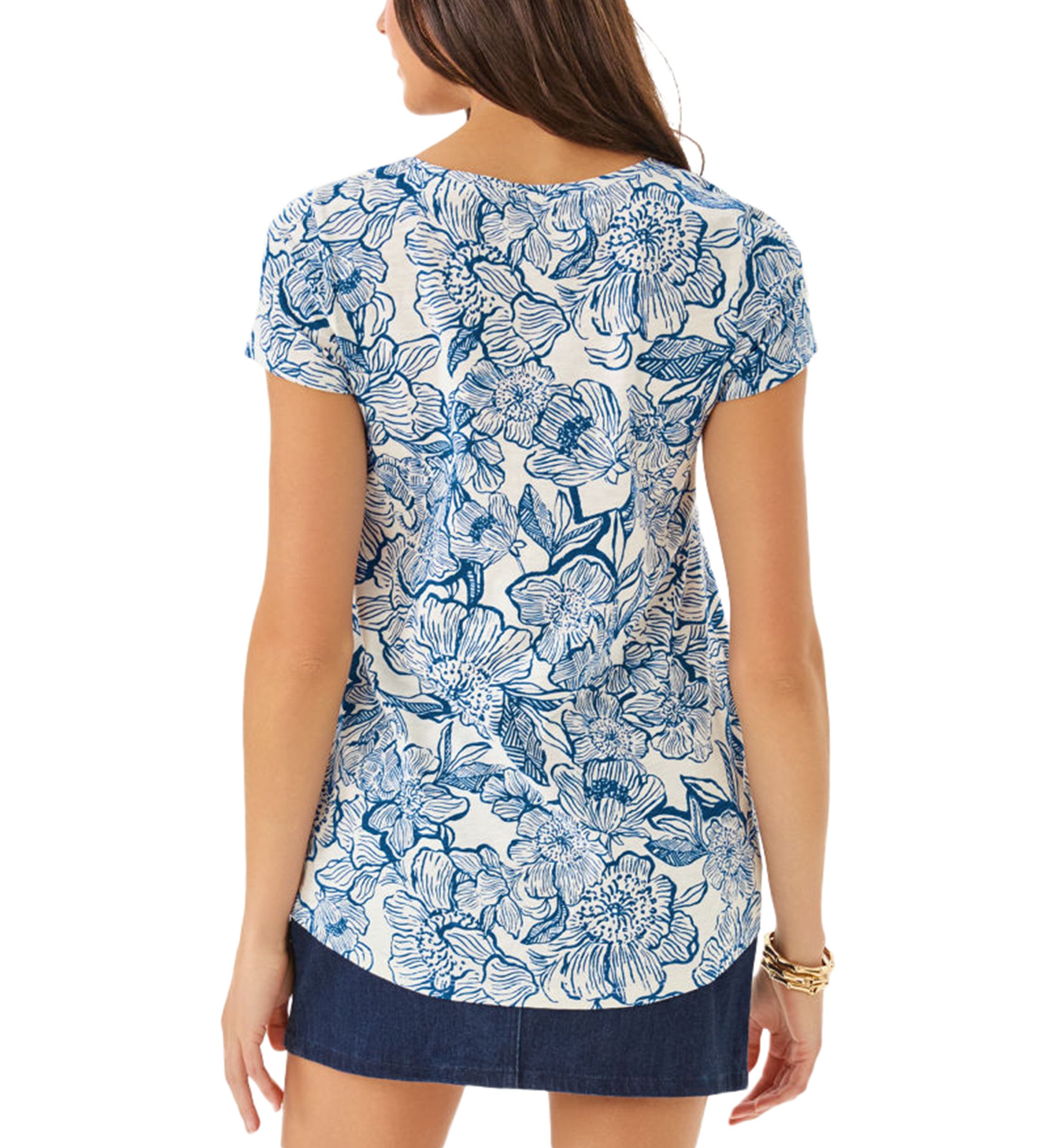 Womens Etta Scoop Neck T-Shirt 