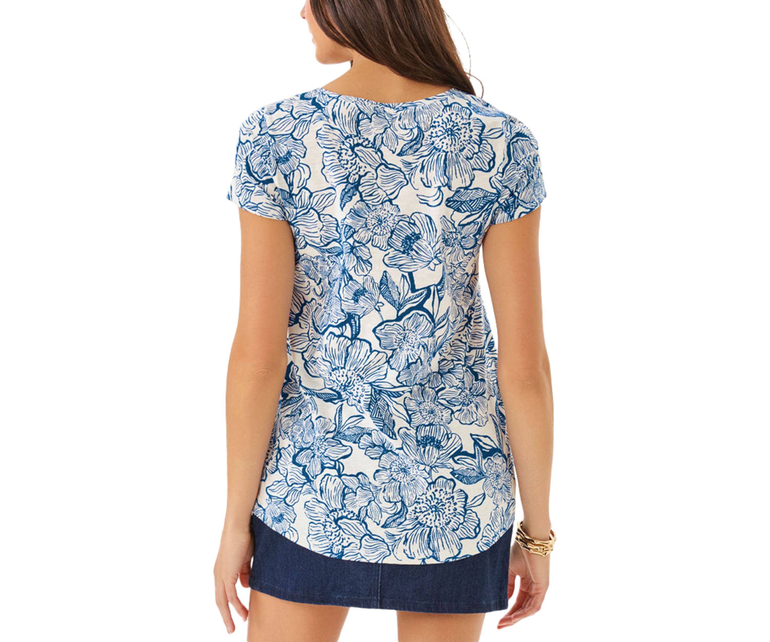 Womens Etta Scoop Neck T-Shirt 