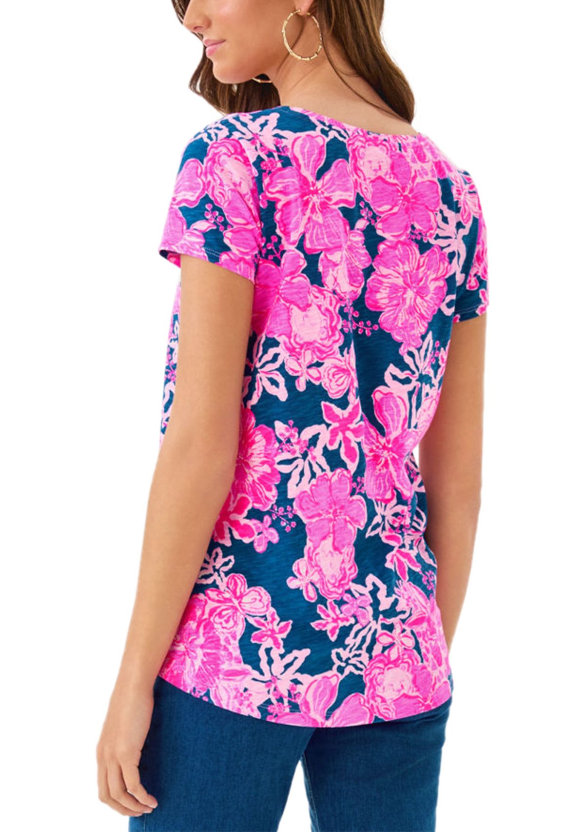 Womens Etta Scoop Neck T-Shirt 