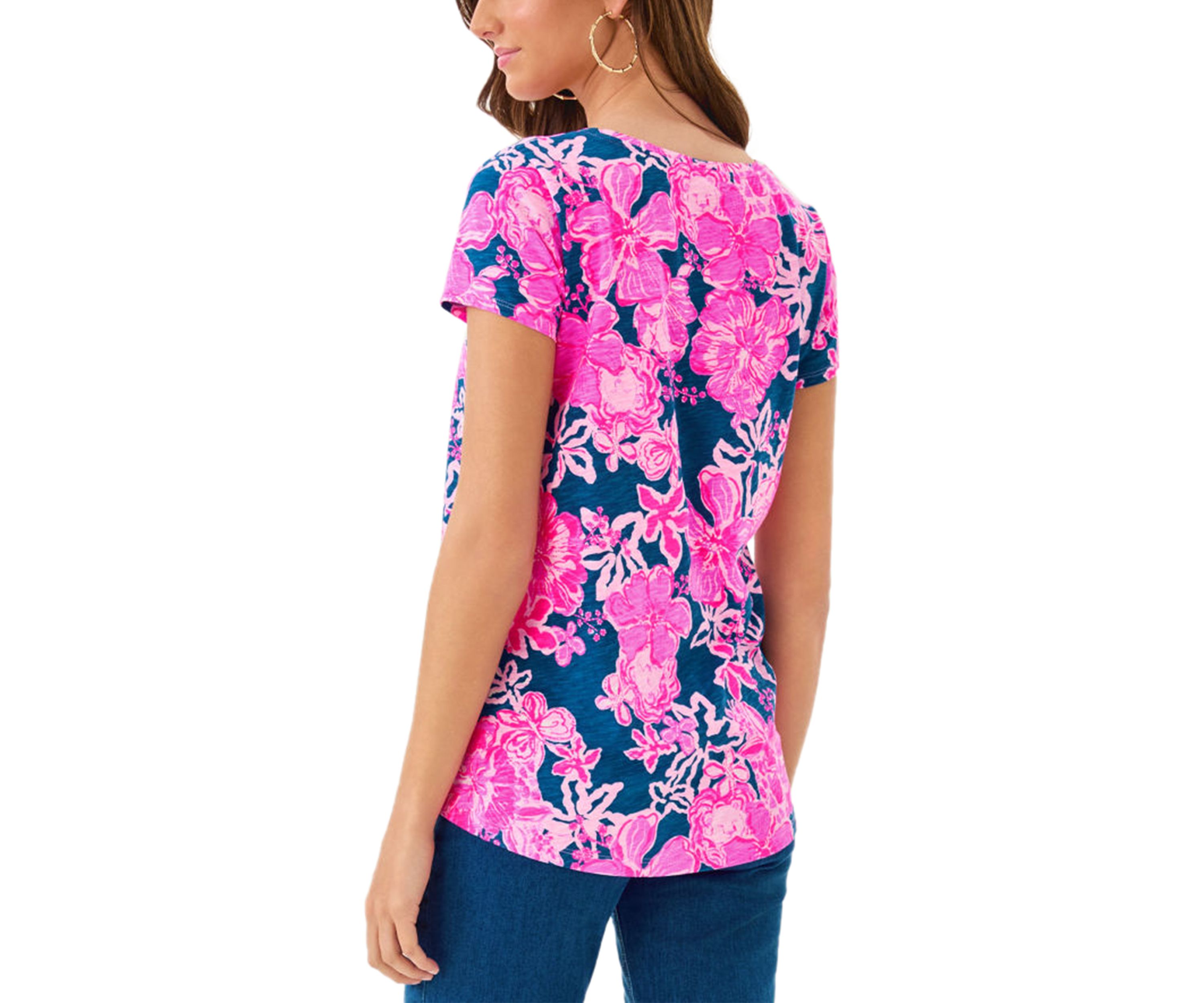 Womens Etta Scoop Neck T-Shirt 