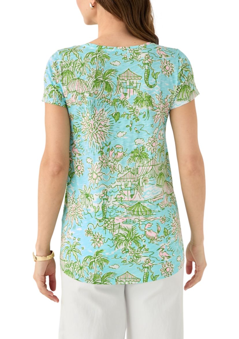 Womens Etta Scoop Neck T-Shirt 