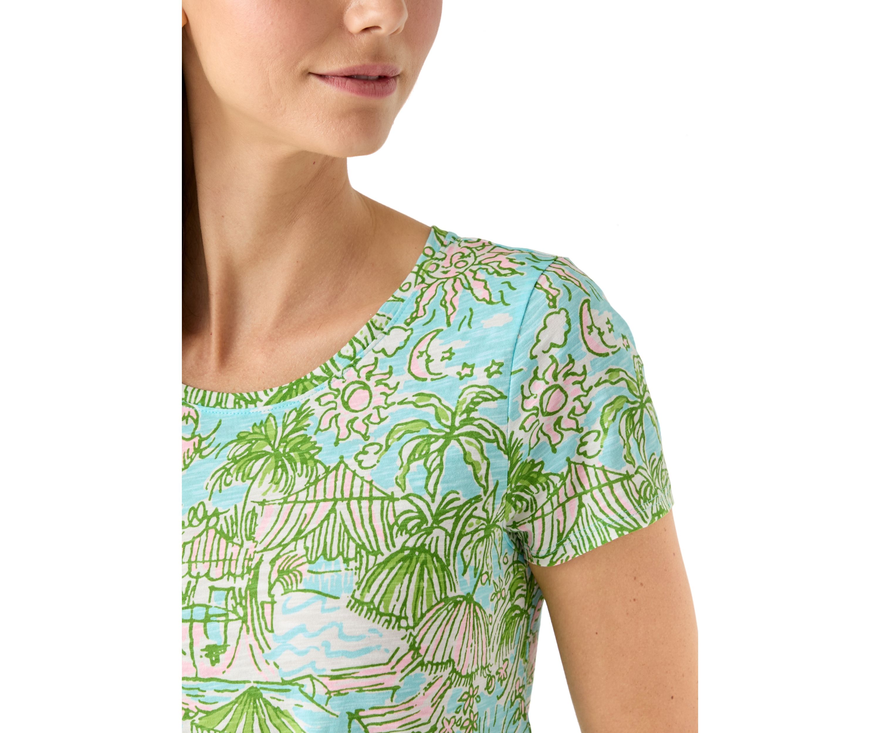 Womens Etta Scoop Neck T-Shirt 