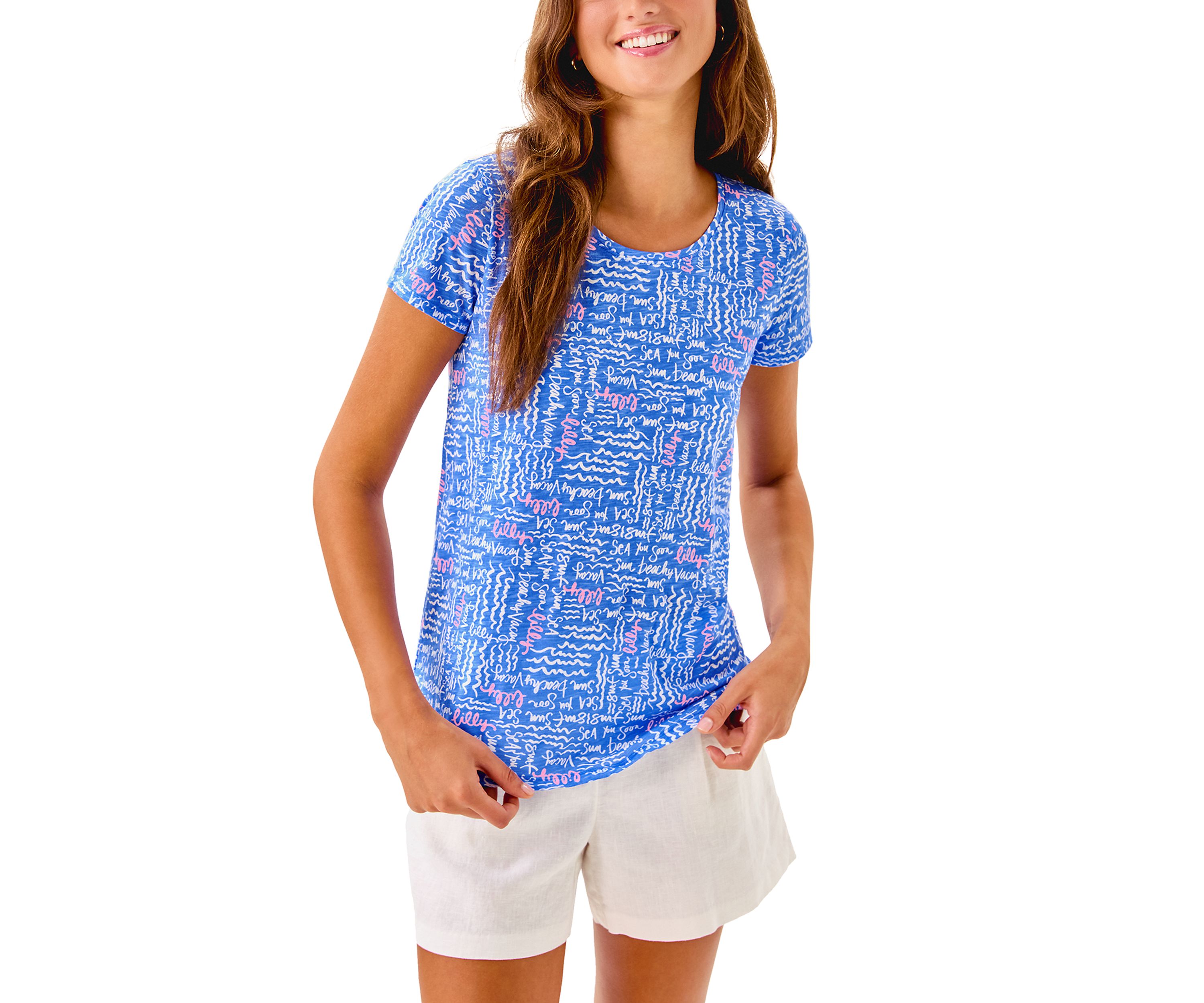 Womens Etta Scoop Neck T-Shirt 