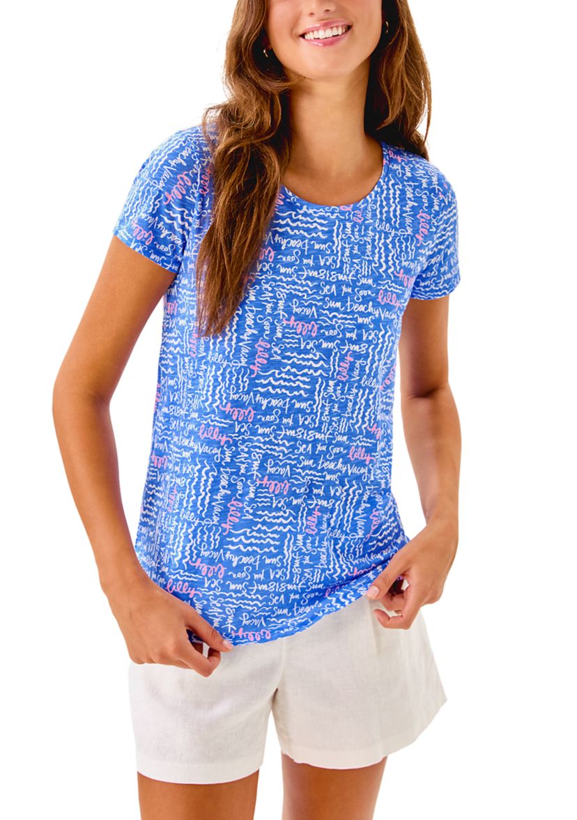 Womens Etta Scoop Neck T-Shirt 
