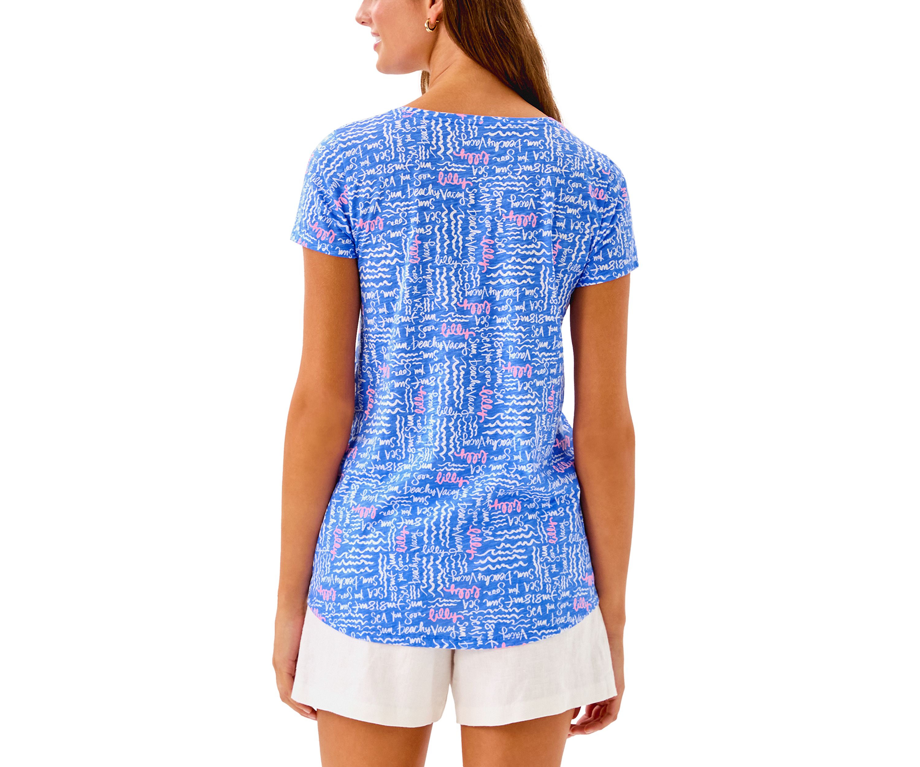 Womens Etta Scoop Neck T-Shirt 