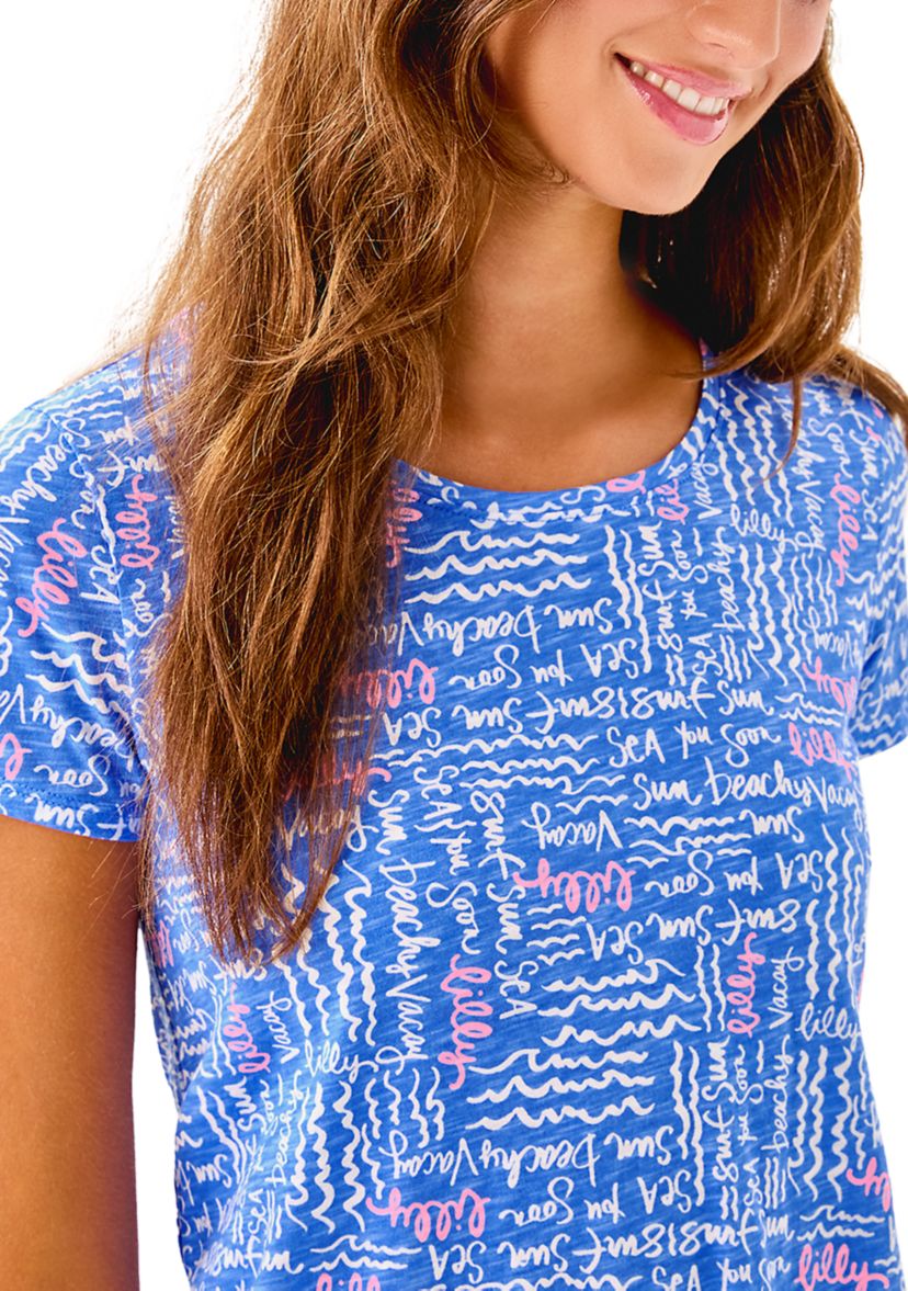 Womens Etta Scoop Neck T-Shirt 