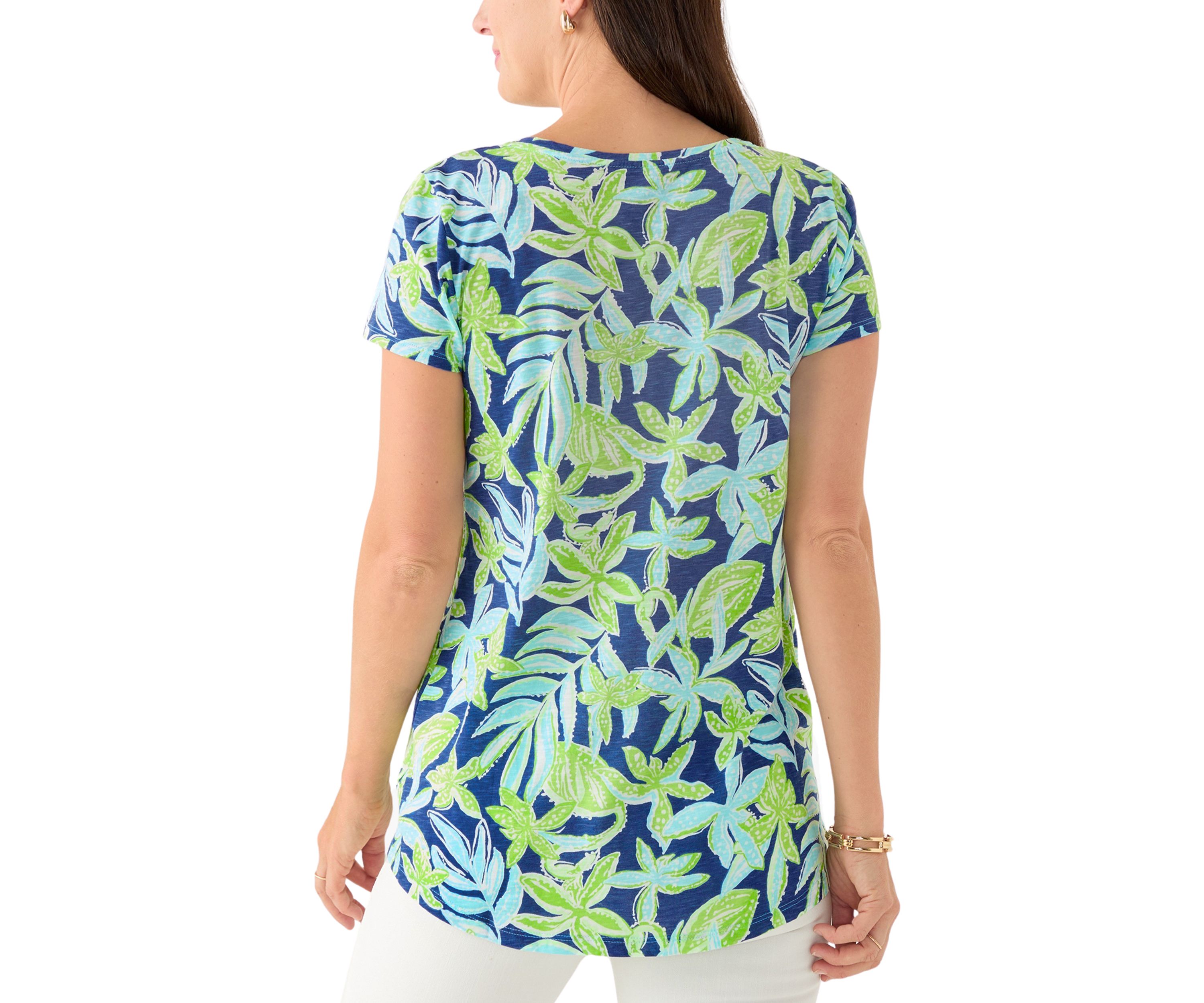 Womens Etta Scoop Neck T-Shirt 