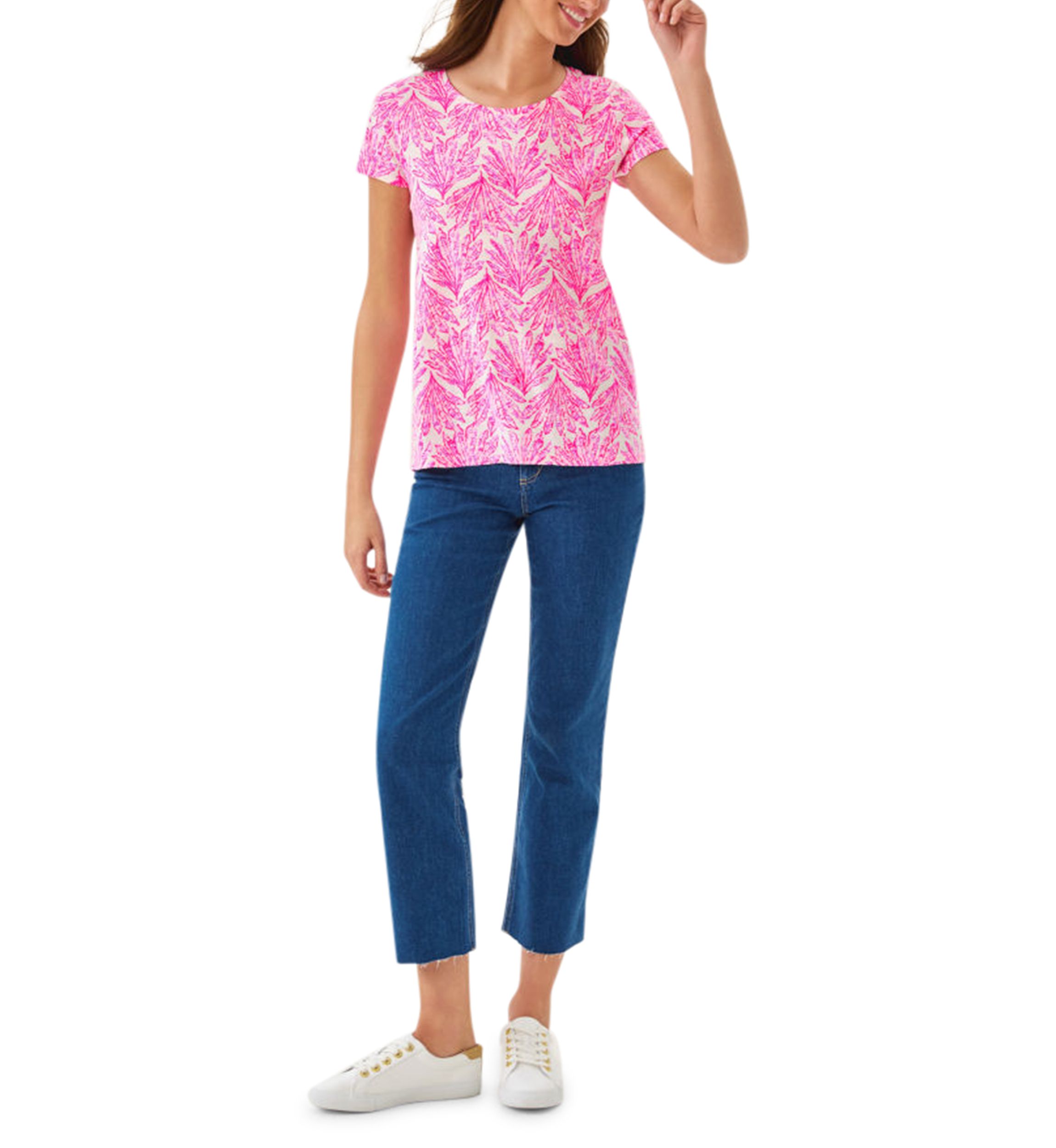 Womens Etta Scoop Neck T-Shirt 