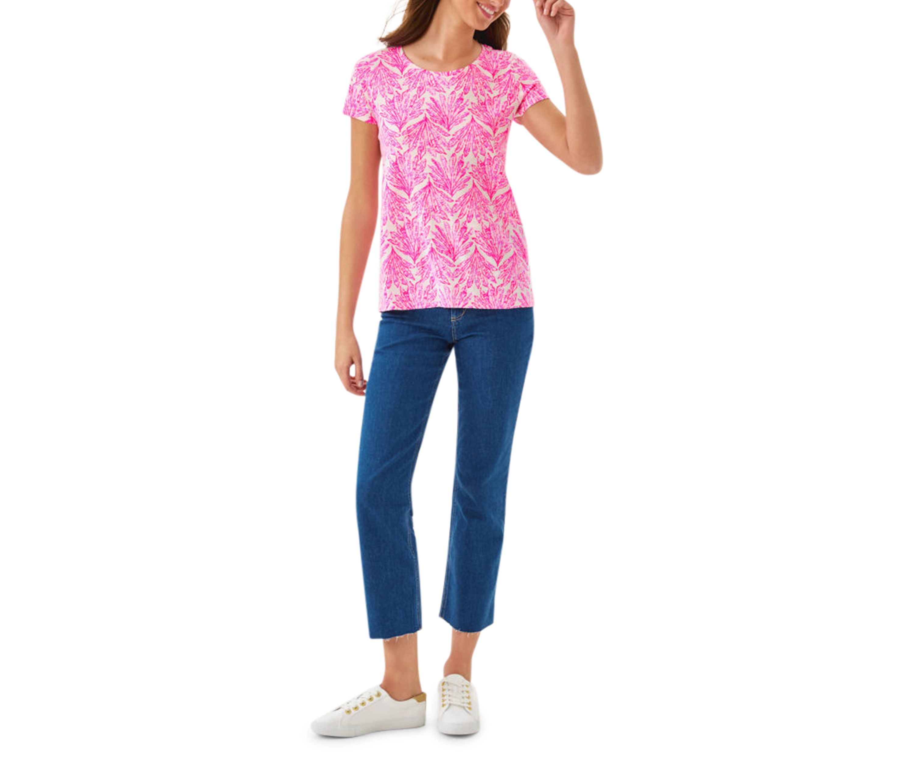 Womens Etta Scoop Neck T-Shirt 