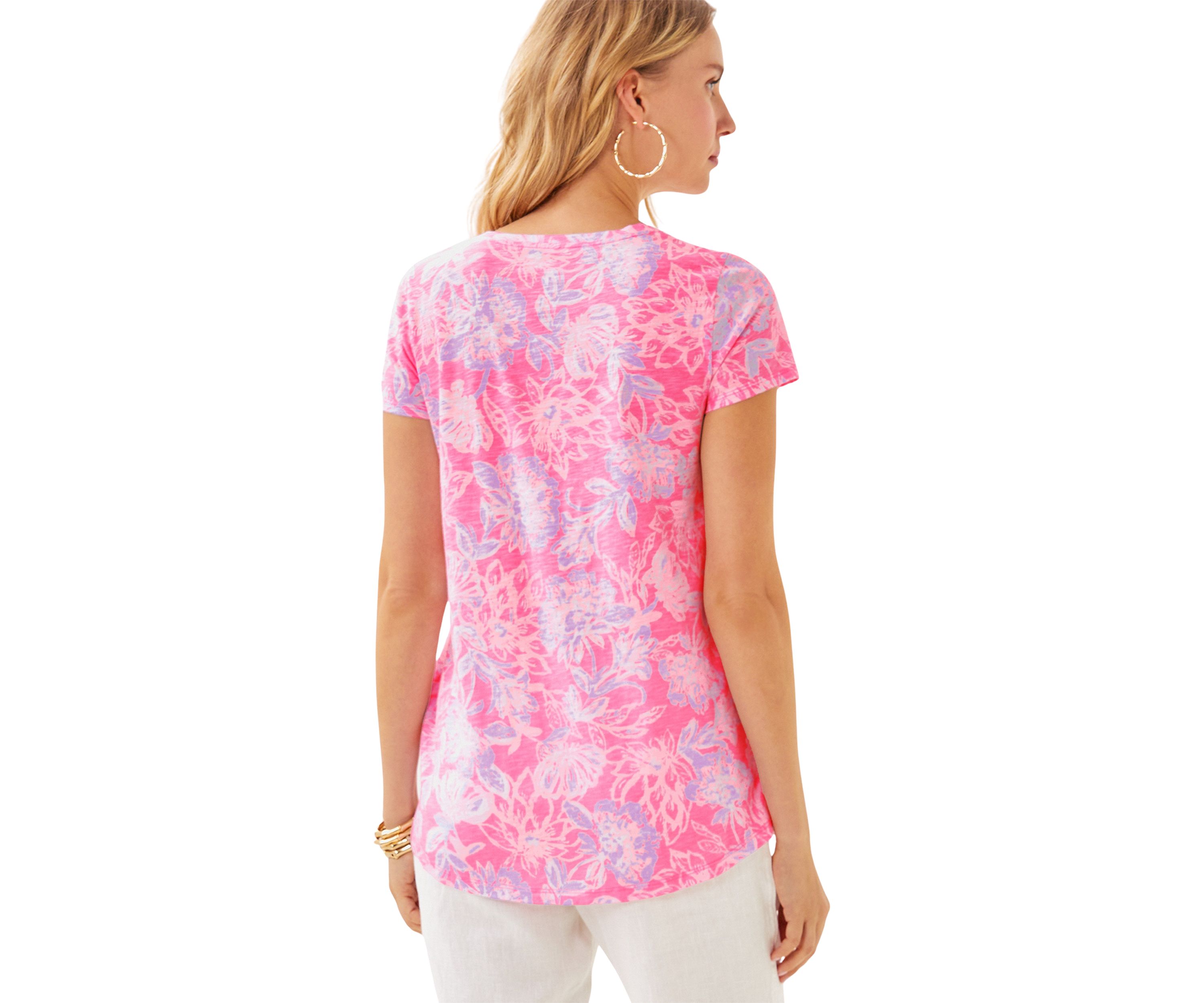 Womens Etta Crew Neck Top