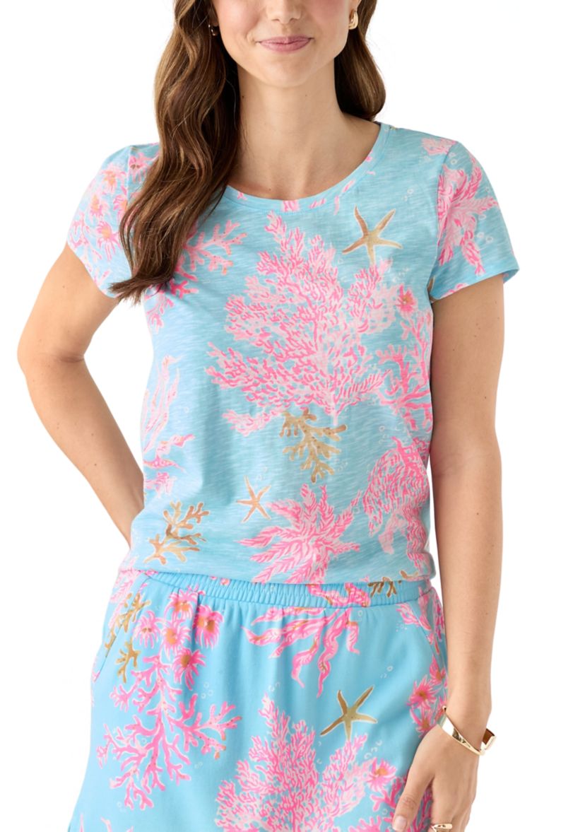 Womens Etta Scoop Neck T-Shirt 