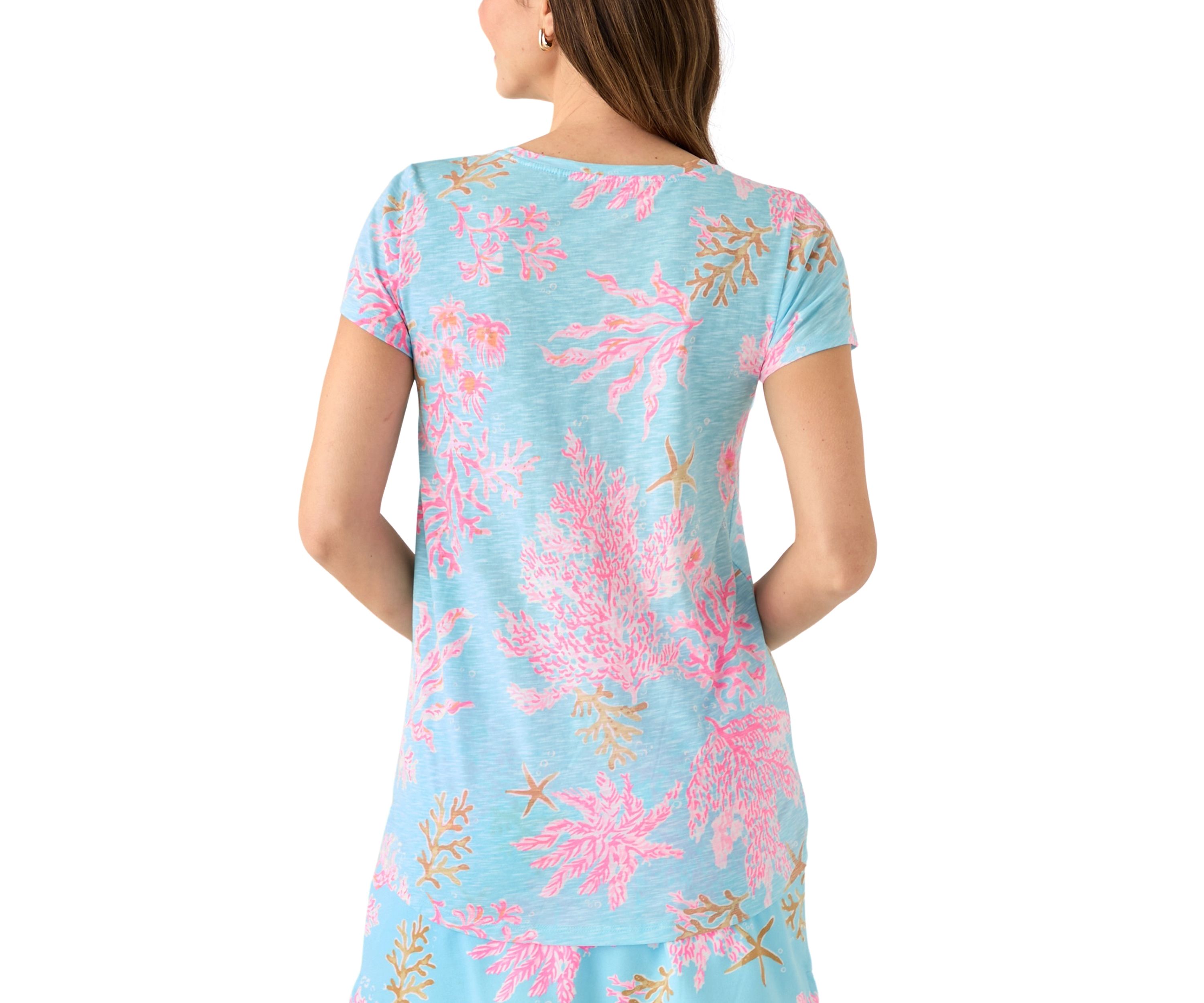 Womens Etta Scoop Neck T-Shirt 