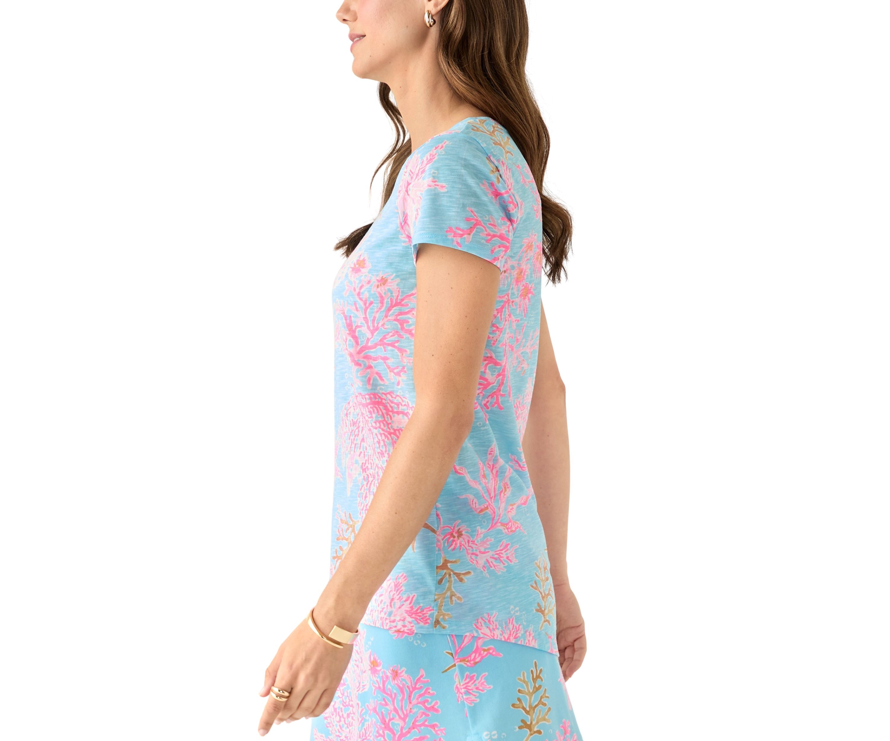 Womens Etta Scoop Neck T-Shirt 