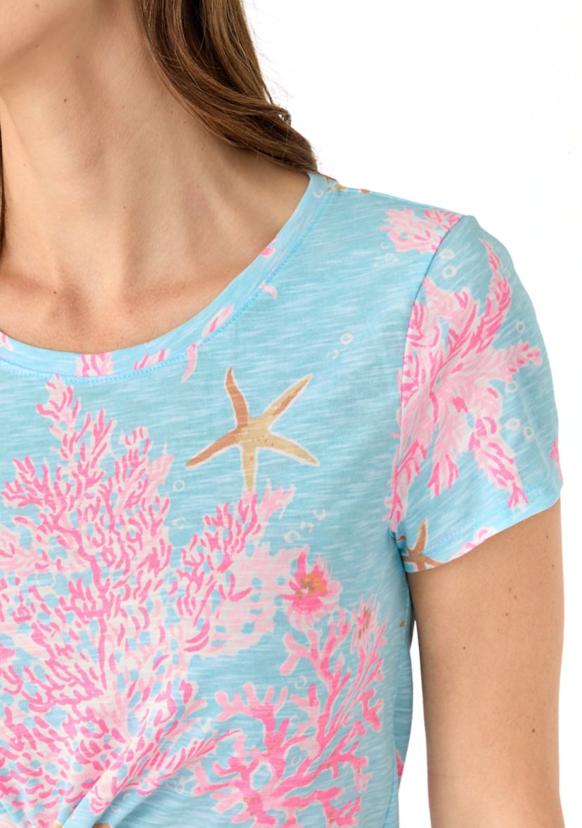 Womens Etta Scoop Neck T-Shirt 