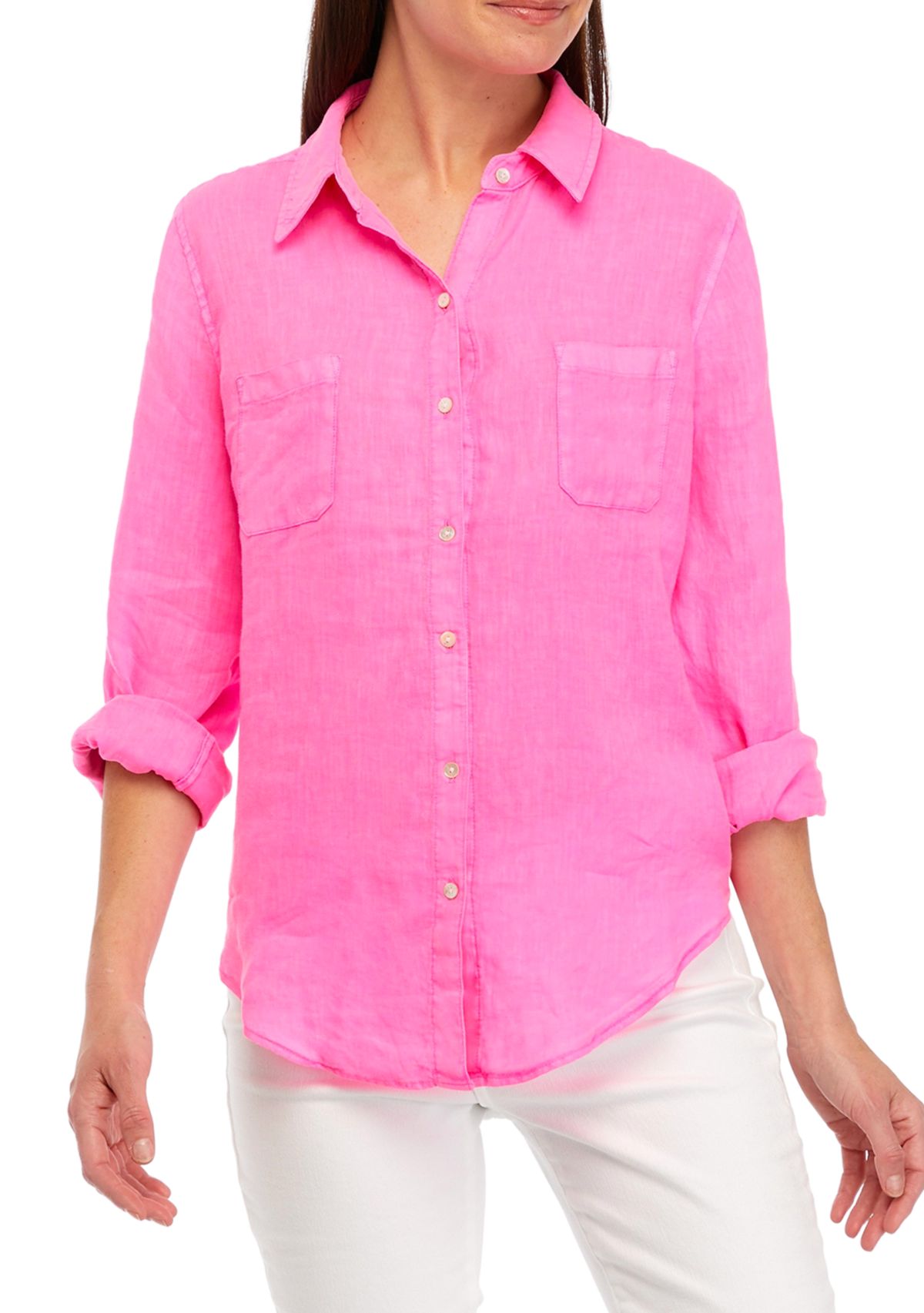 Womens Sea View Linen Shirt
