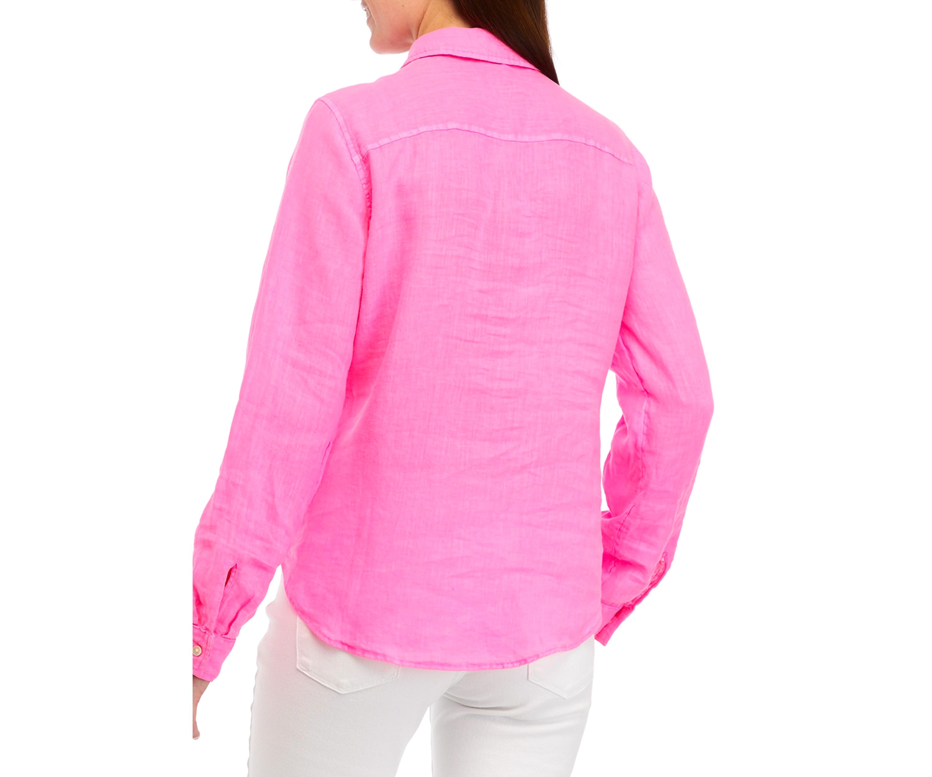Womens Sea View Linen Shirt