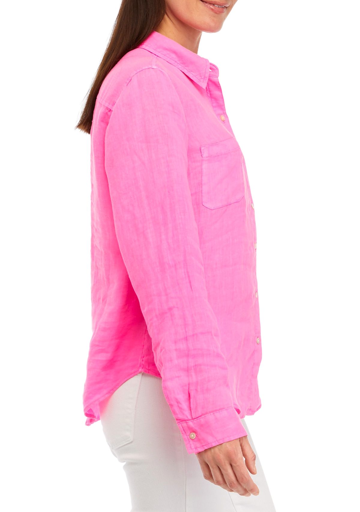 Womens Sea View Linen Shirt