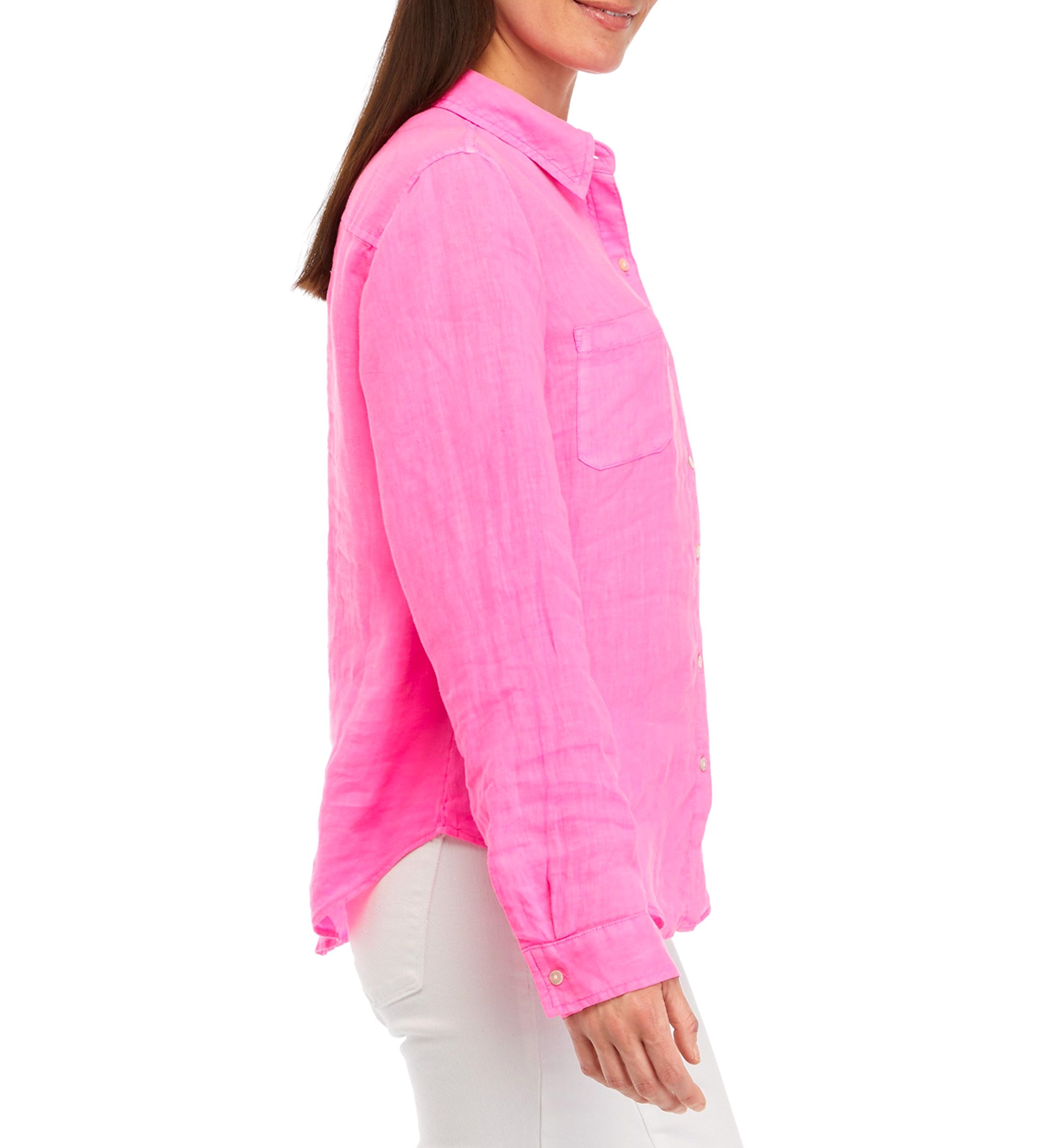 Womens Sea View Linen Shirt