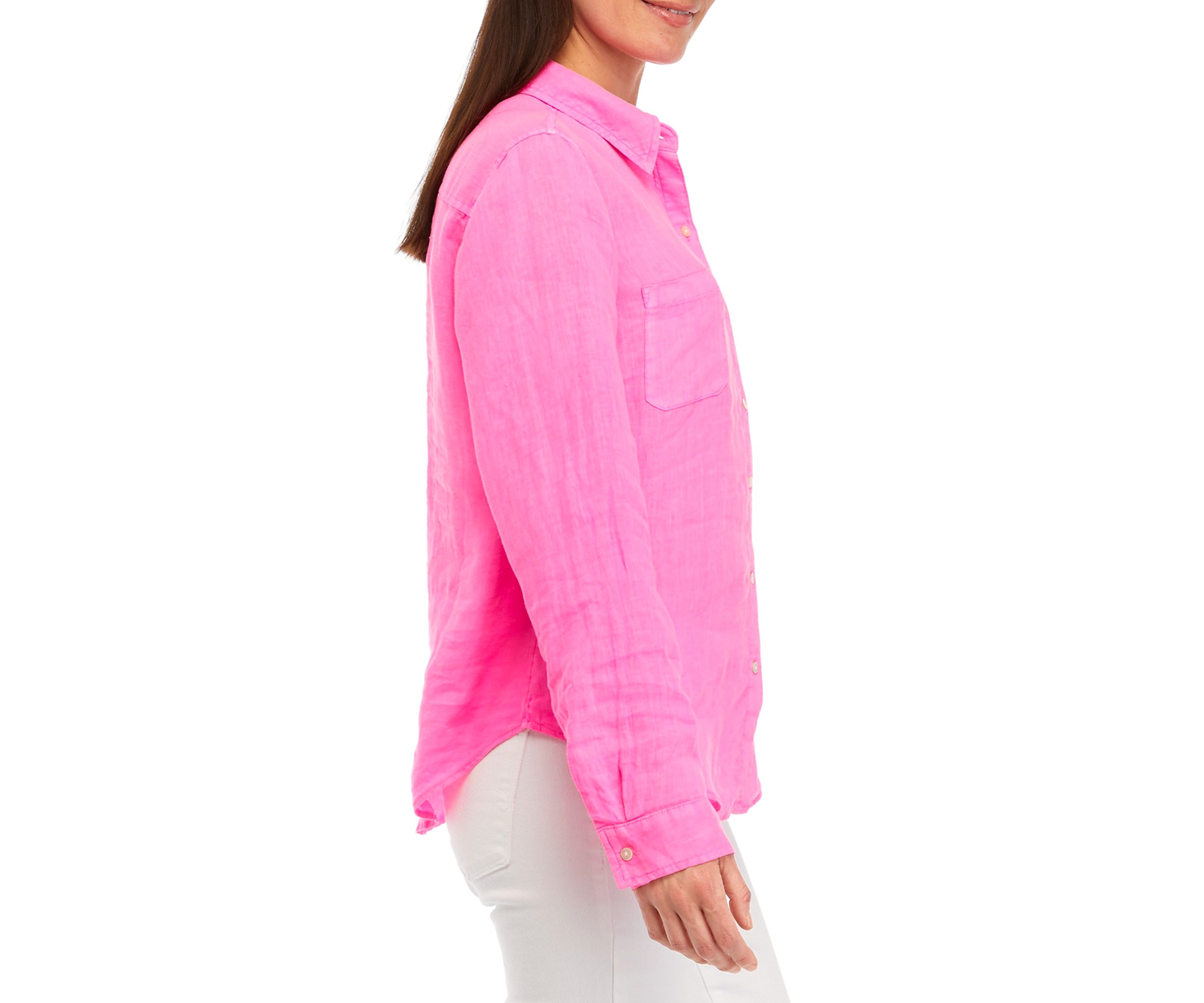 Womens Sea View Linen Shirt