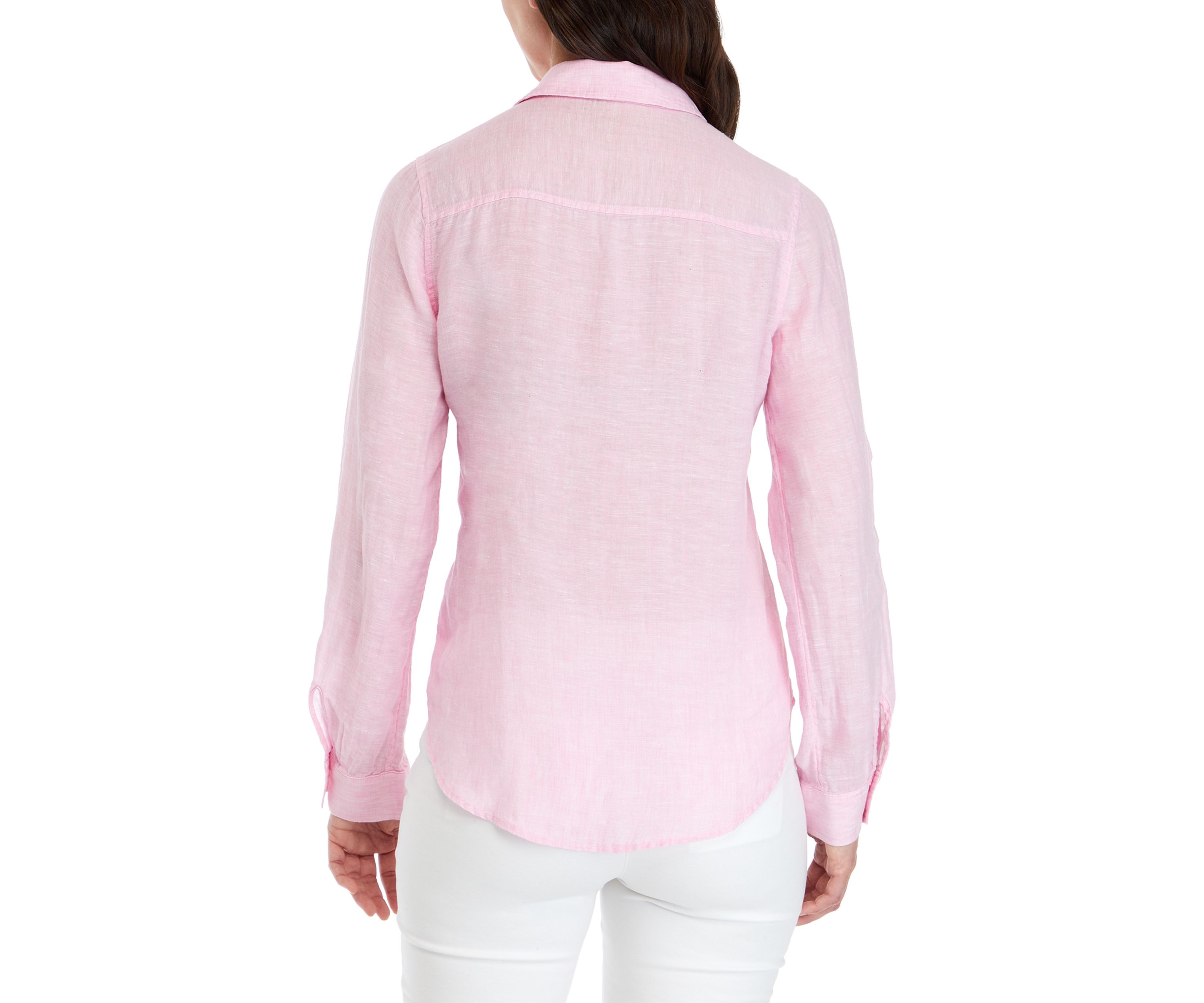 Sea View Linen Button Down Top