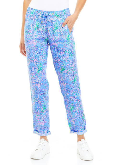 Lilly Pulitzer® Womens 31&quot; Taron Mid Rise Linen